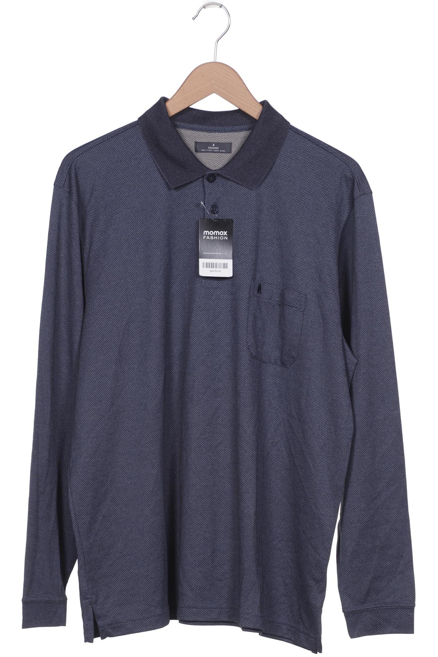 

ragman Herren Poloshirt, marineblau