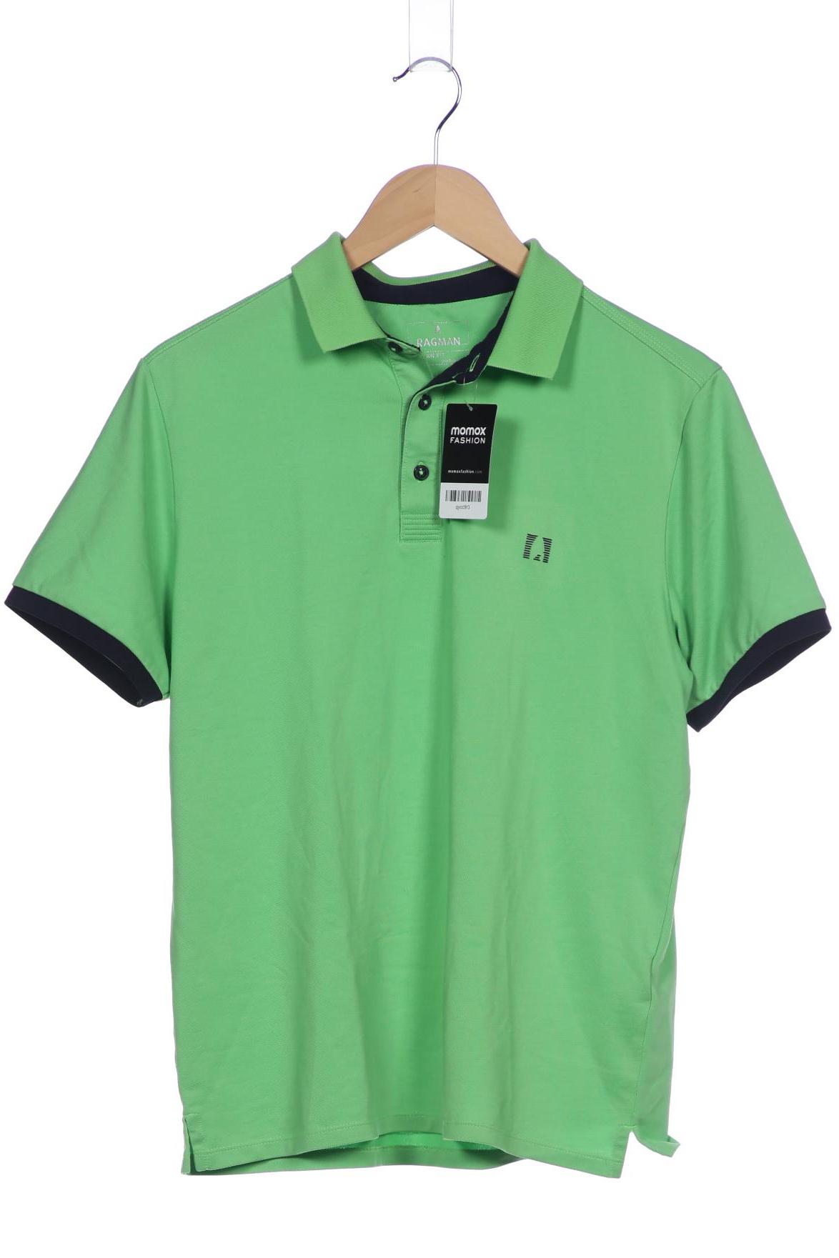 

ragman Herren Poloshirt, grün, Gr. 48