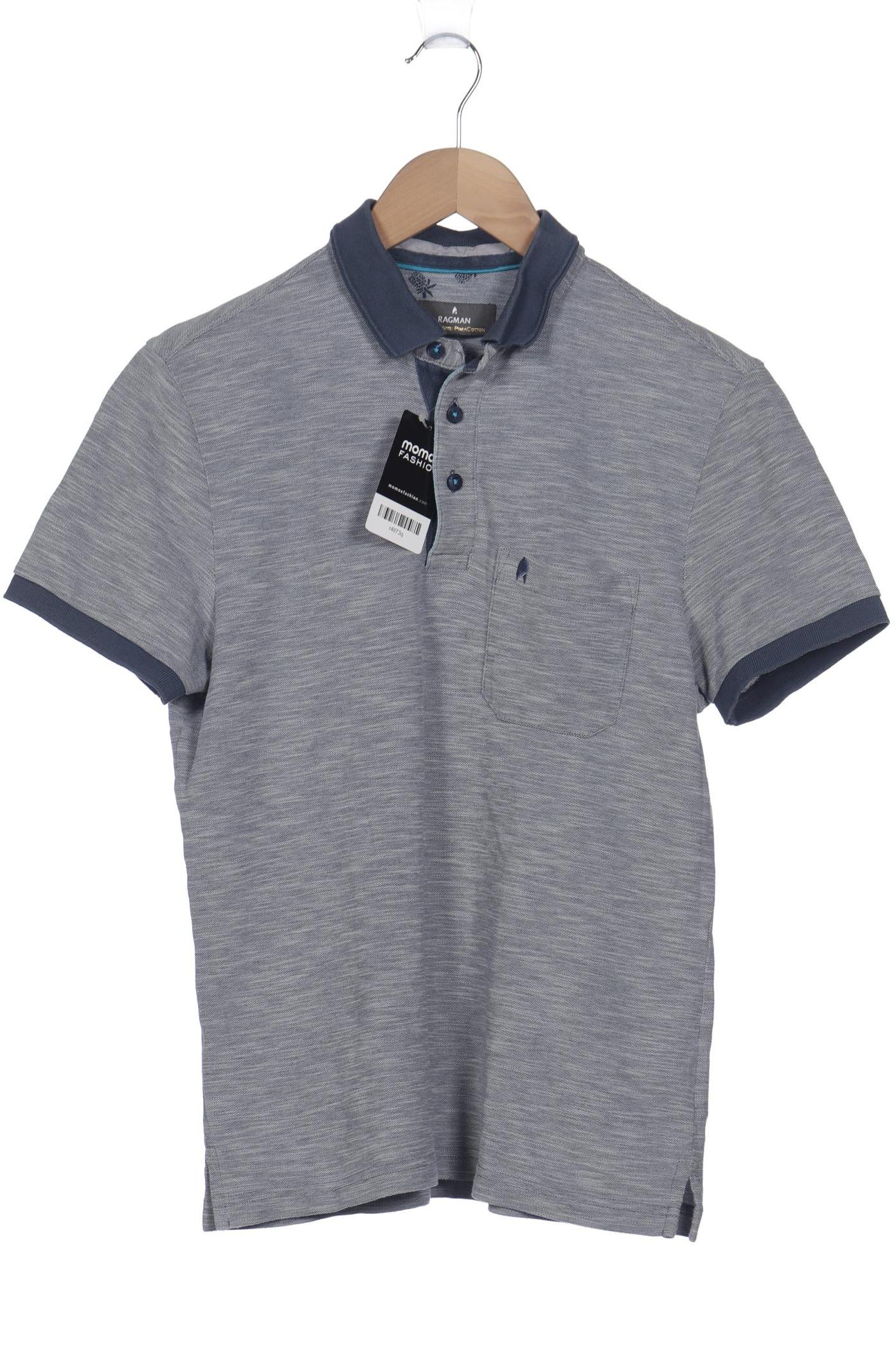 

ragman Herren Poloshirt, blau