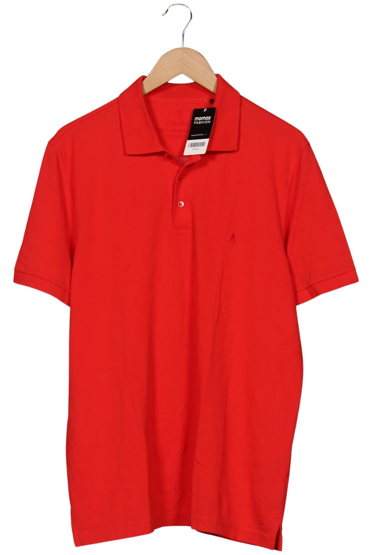 

ragman Herren Poloshirt, rot, Gr. 54