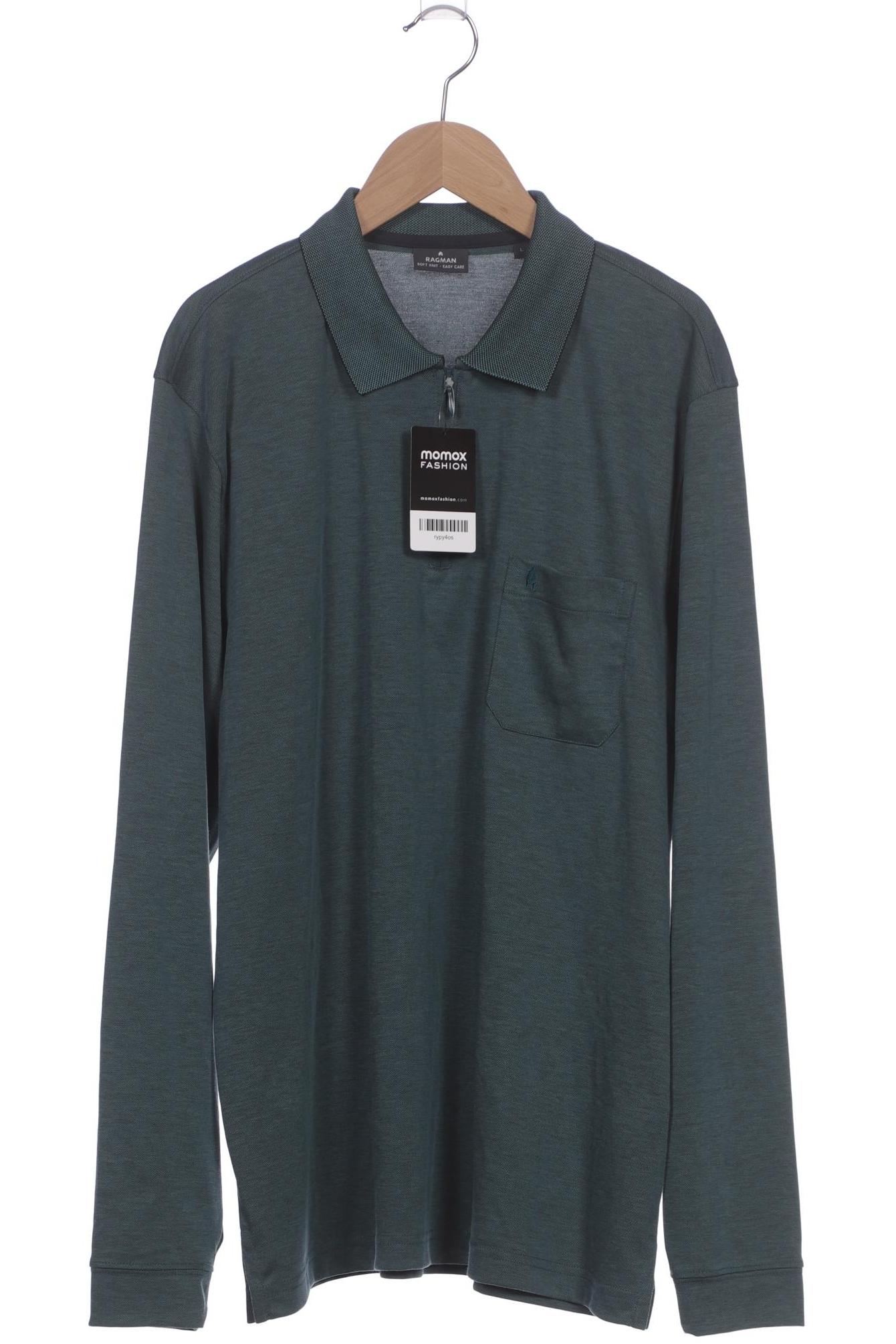 

ragman Herren Poloshirt, türkis, Gr. 52