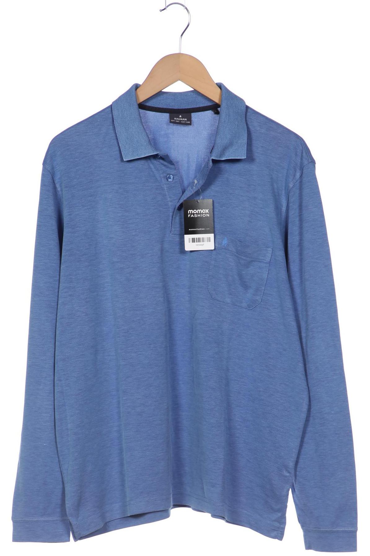 

ragman Herren Poloshirt, blau