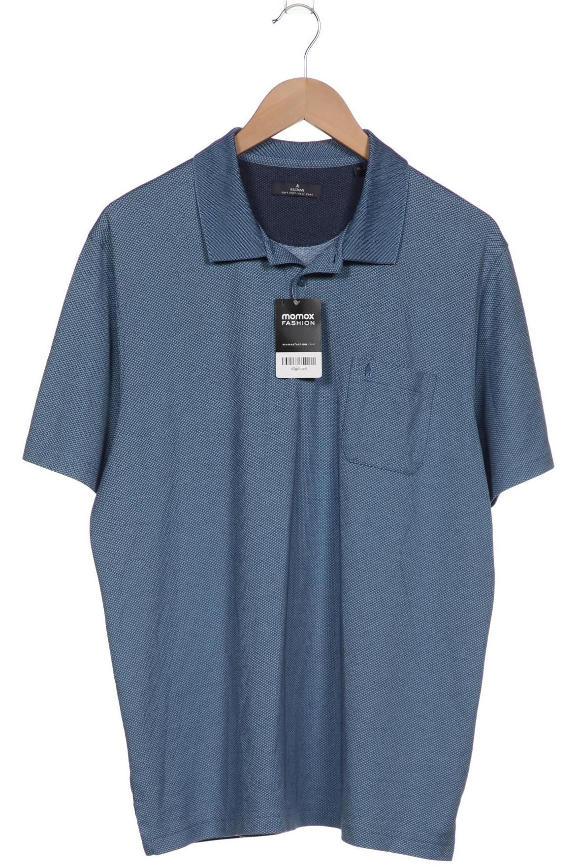 

ragman Herren Poloshirt, blau