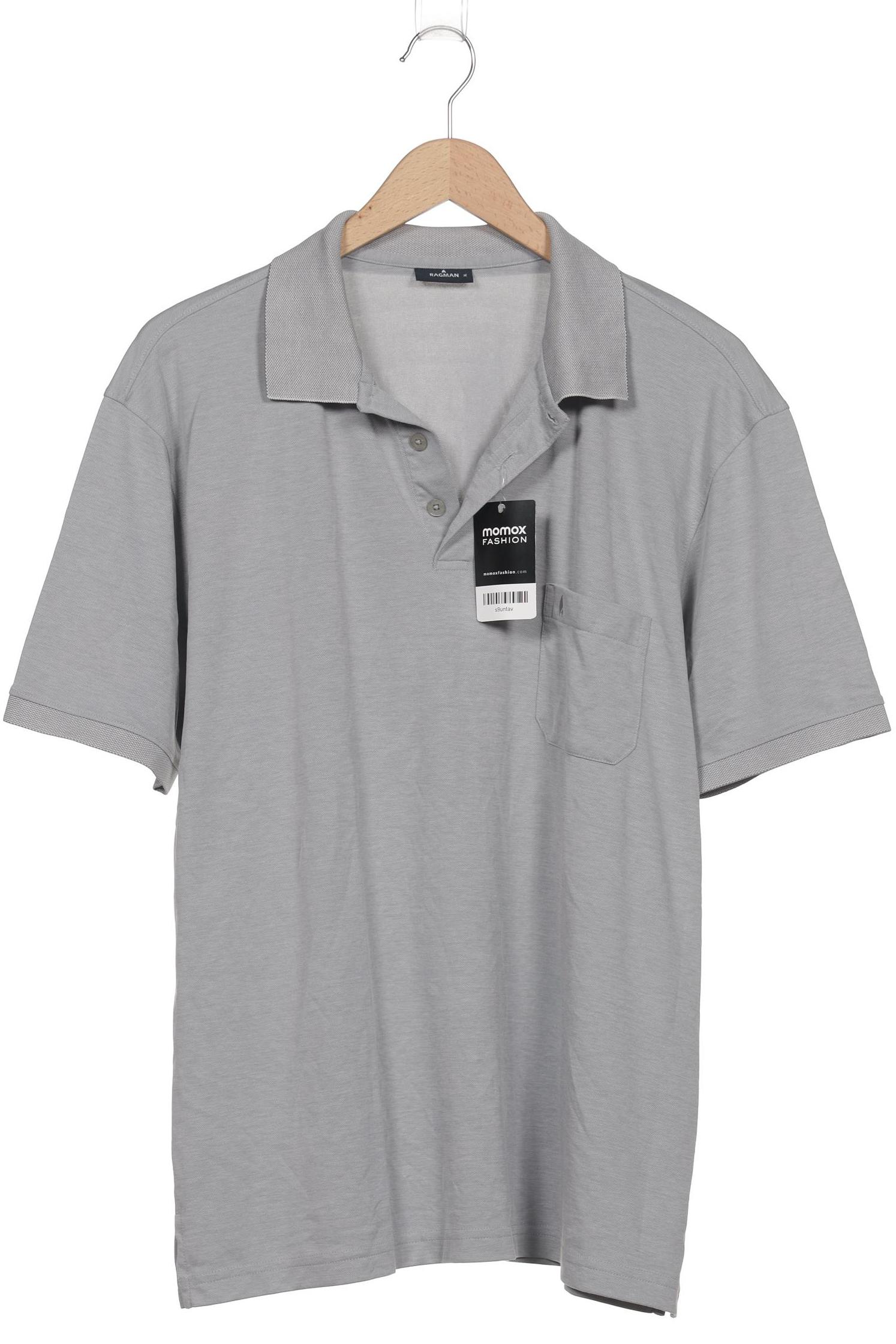 

ragman Herren Poloshirt, grau, Gr. 54