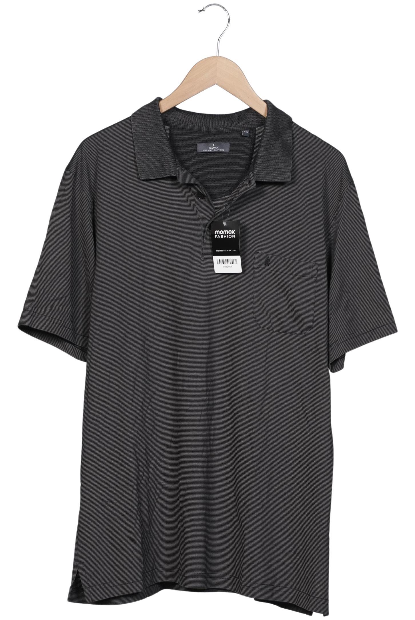 

ragman Herren Poloshirt, grau, Gr. 56