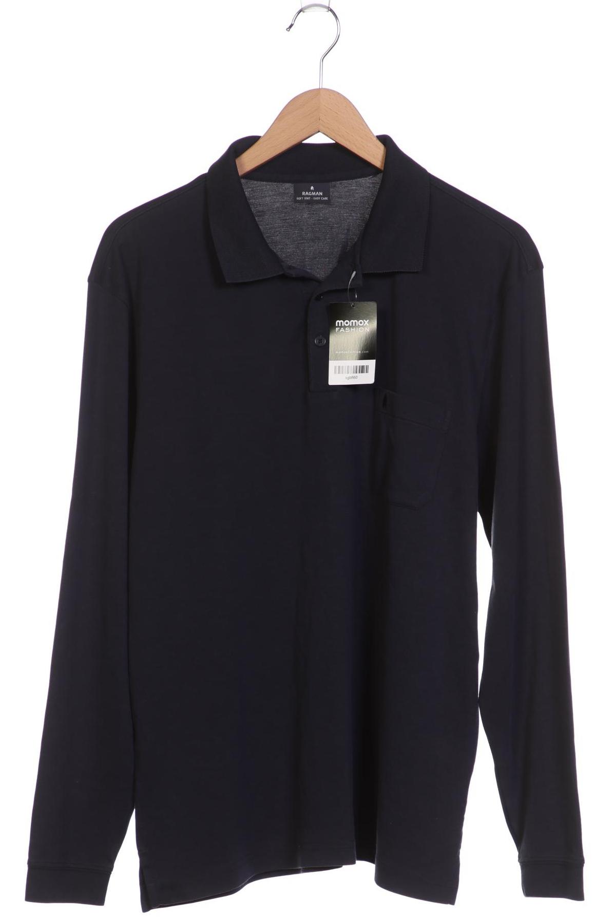 

ragman Herren Poloshirt, marineblau