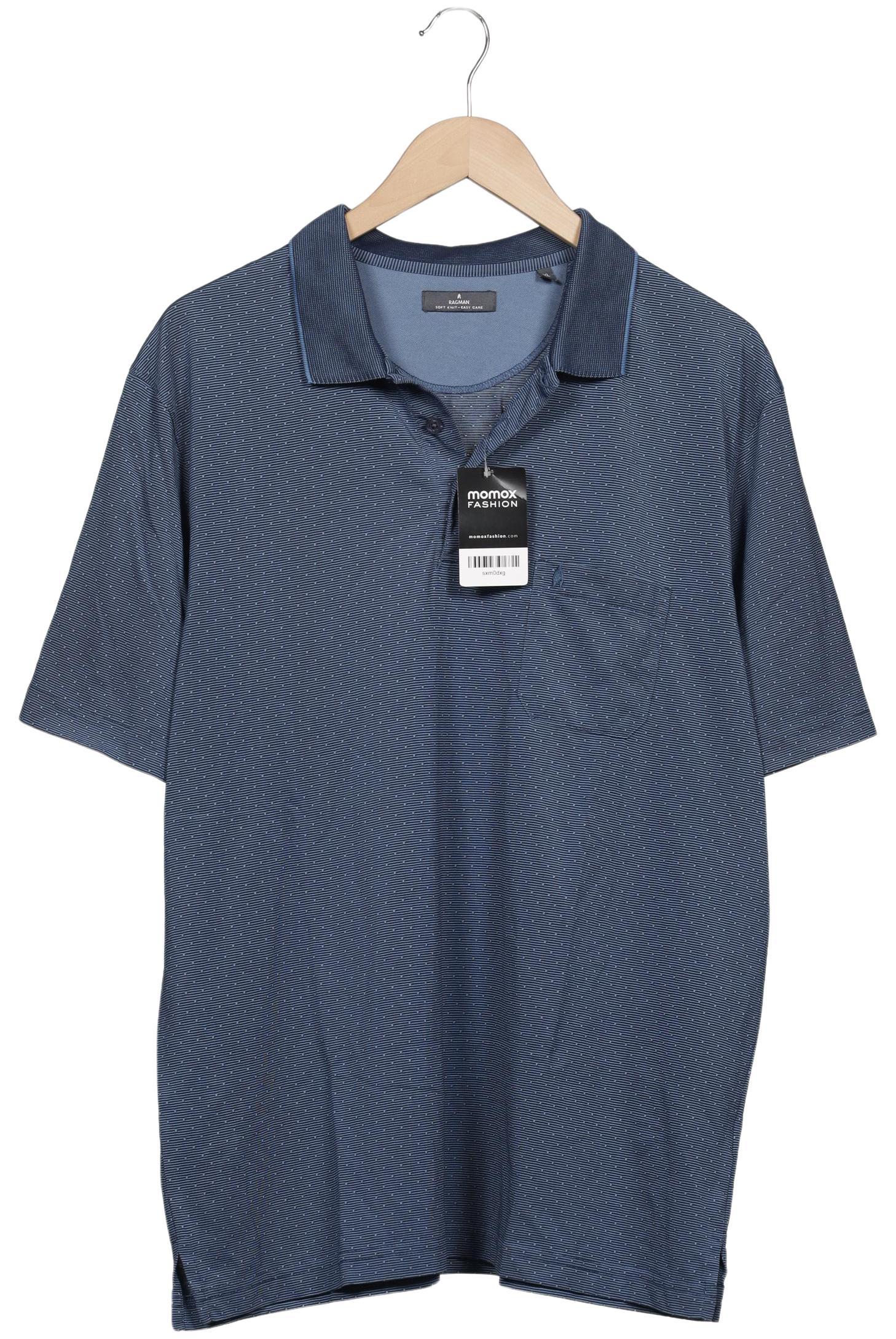 

ragman Herren Poloshirt, blau, Gr. 54