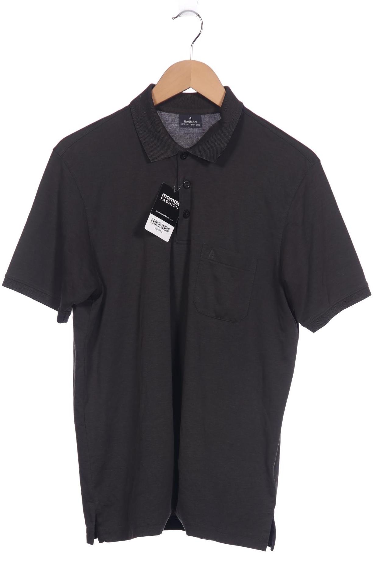 

ragman Herren Poloshirt, grau, Gr. 48