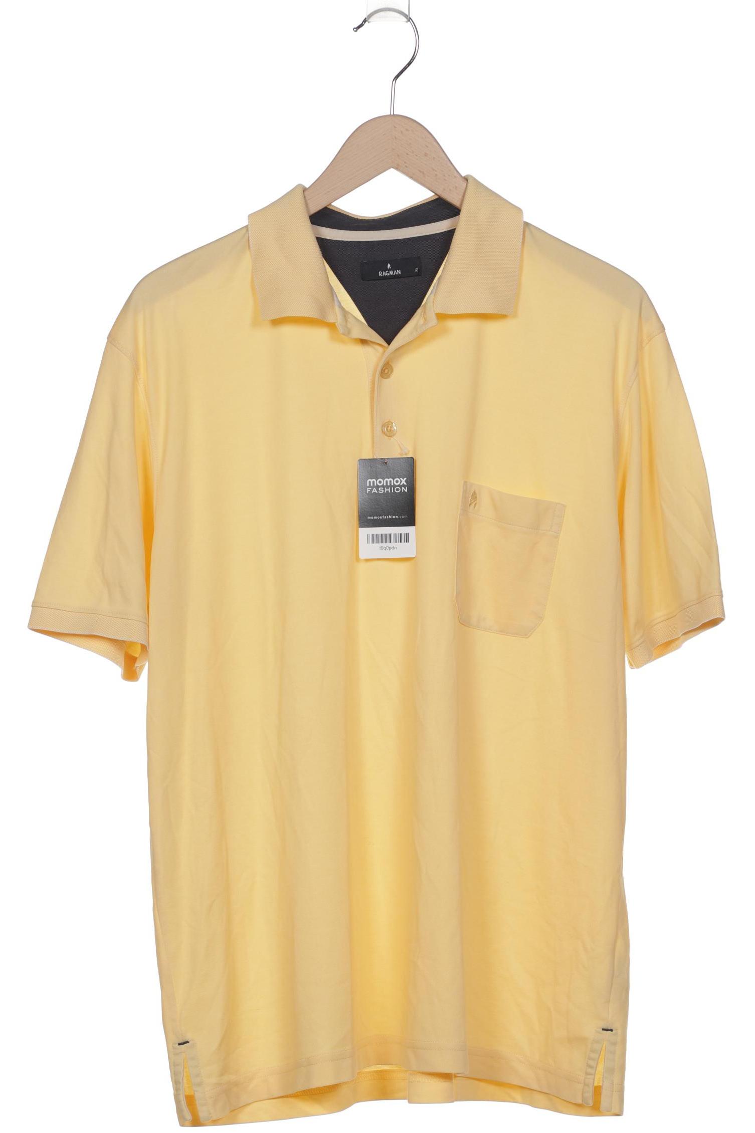 

ragman Herren Poloshirt, gelb, Gr. 54