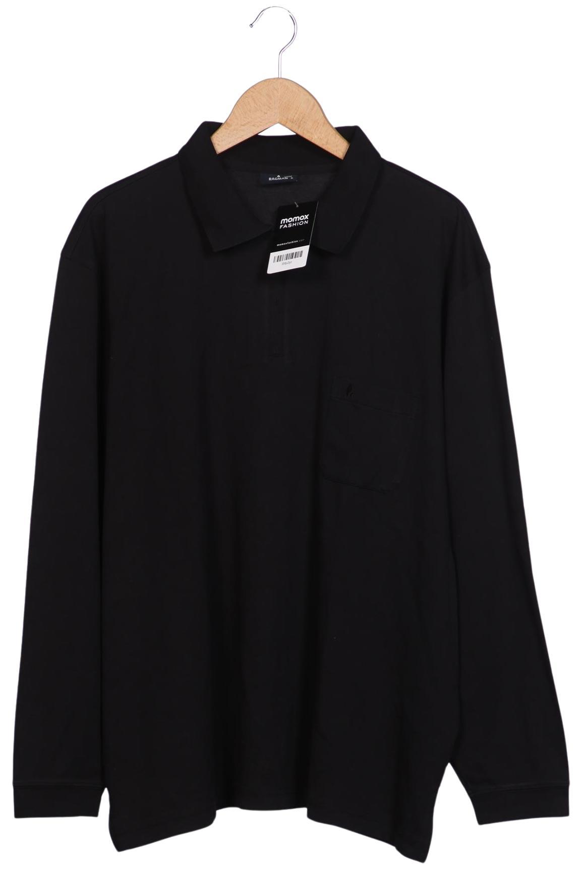 

ragman Herren Poloshirt, schwarz, Gr. 56