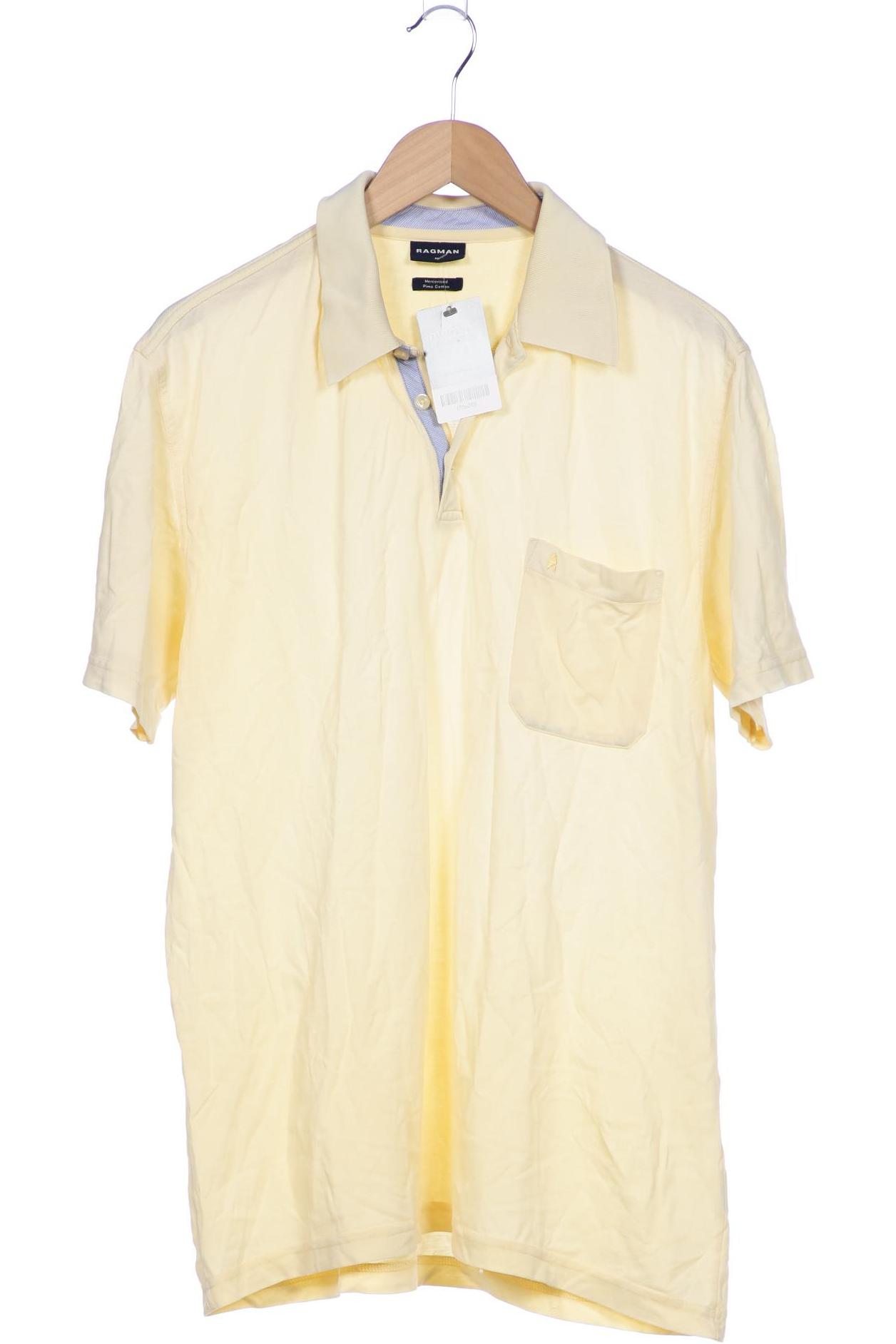

ragman Herren Poloshirt, gelb, Gr. 54