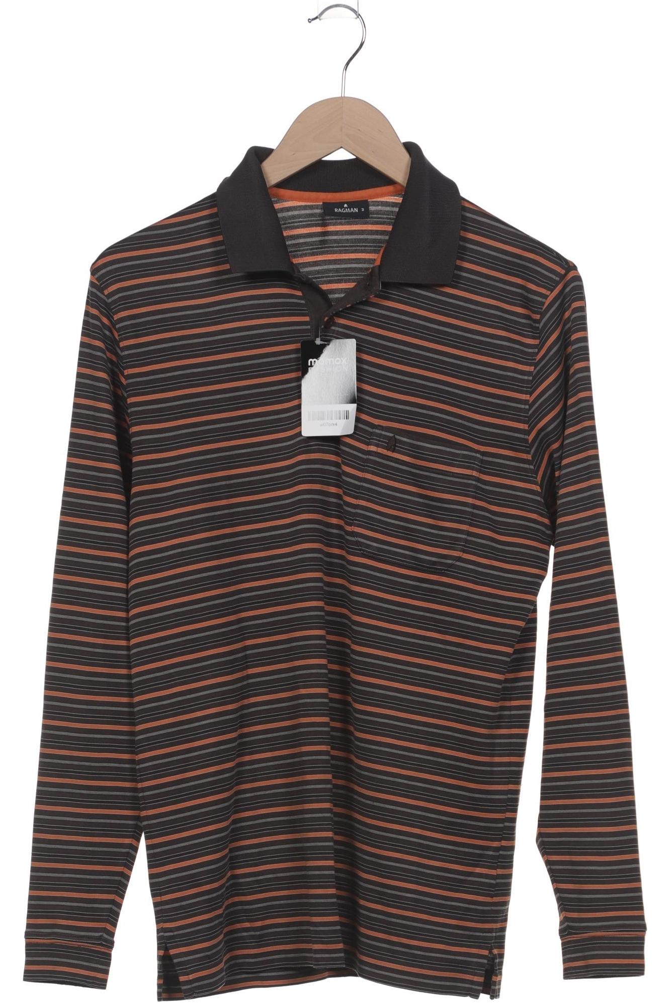 

ragman Herren Poloshirt, braun, Gr. 48