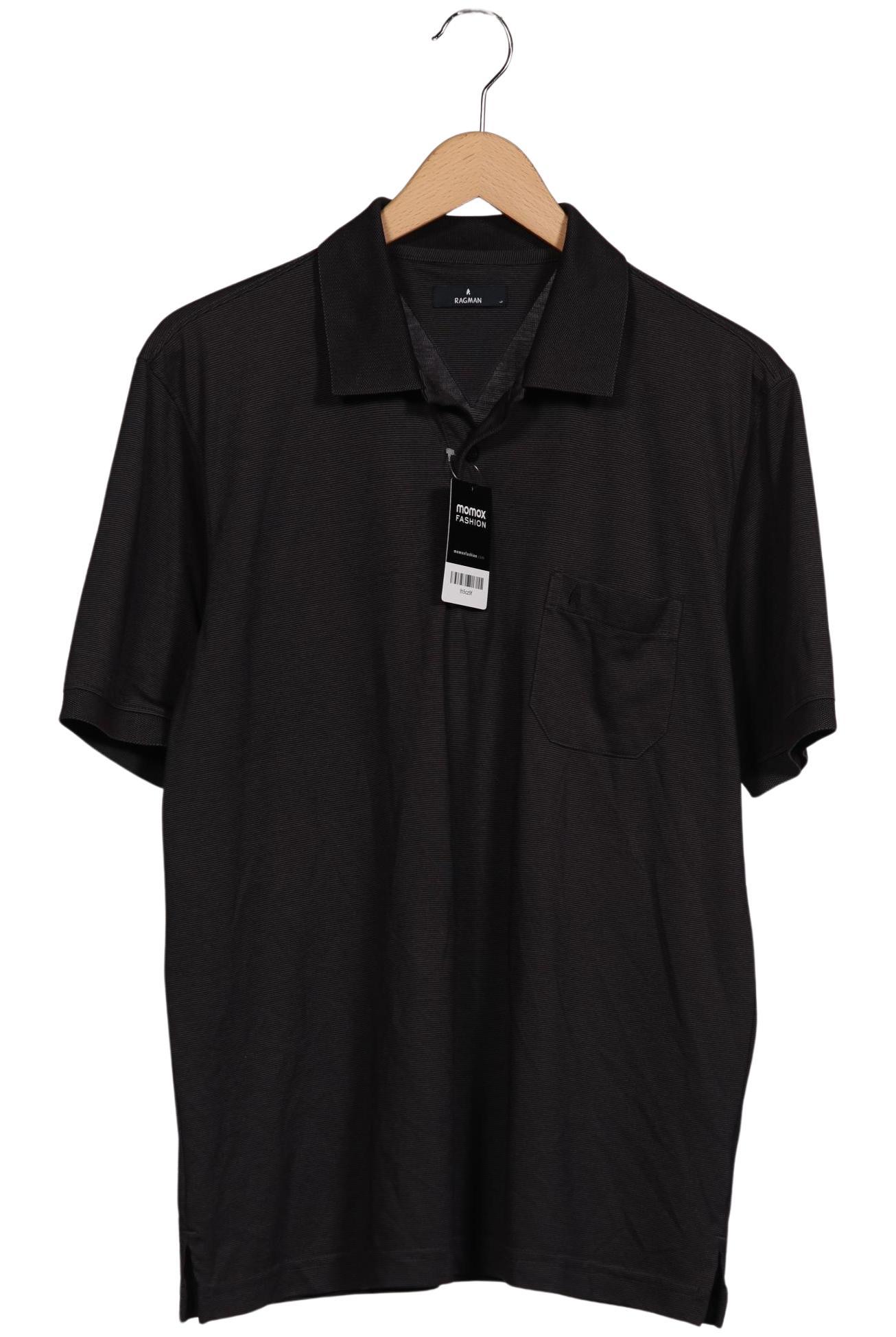 

ragman Herren Poloshirt, grau, Gr. 52