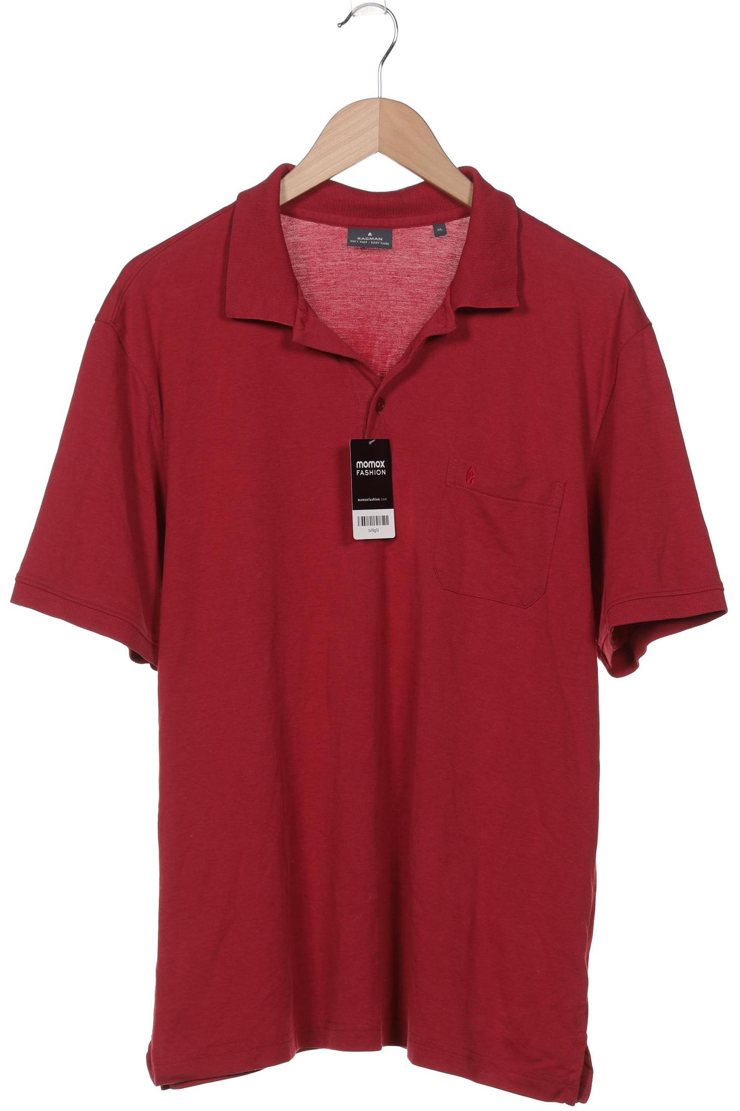 

ragman Herren Poloshirt, rot, Gr. 54