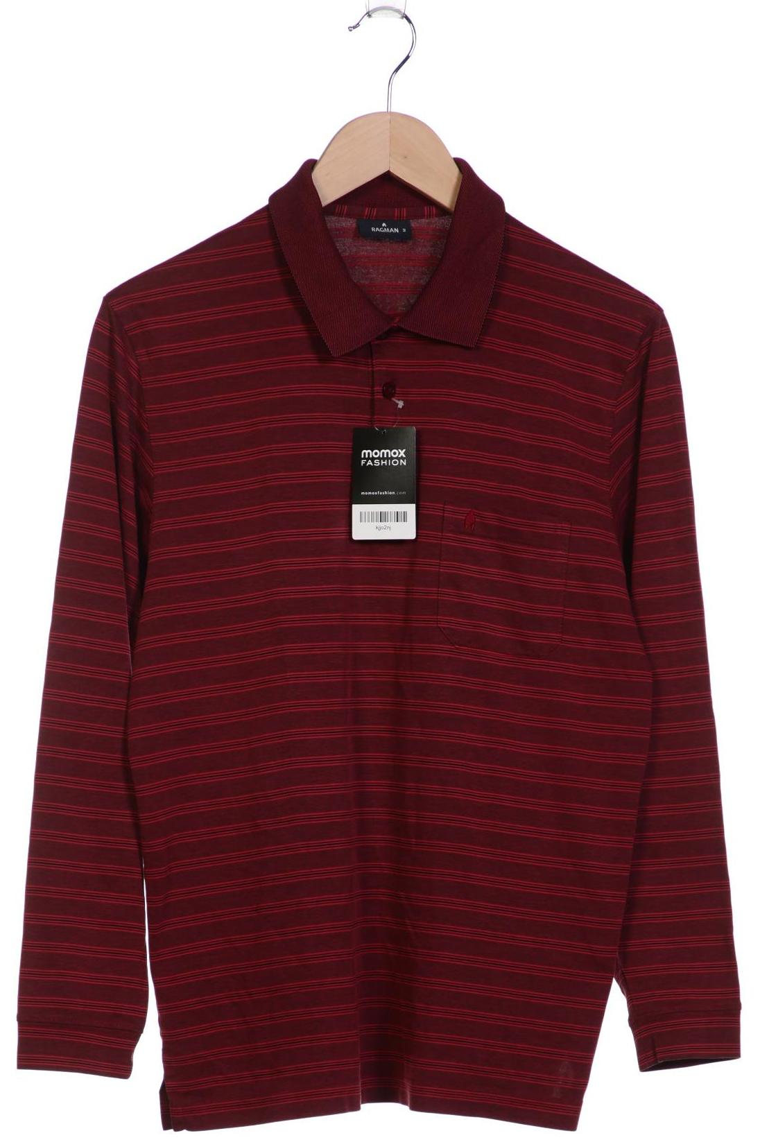 

ragman Herren Poloshirt, bordeaux, Gr. 48