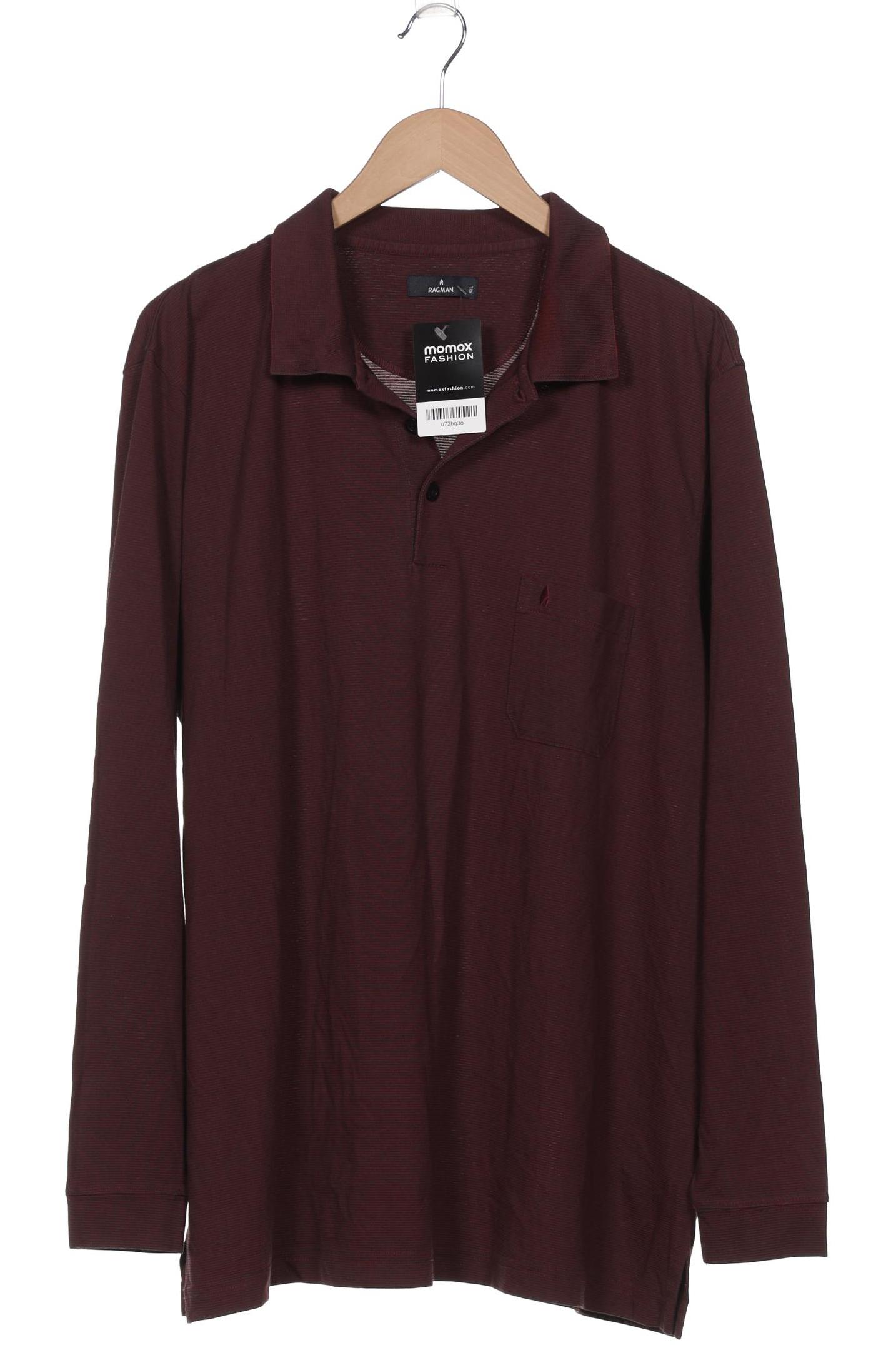 

ragman Herren Poloshirt, bordeaux, Gr. 56