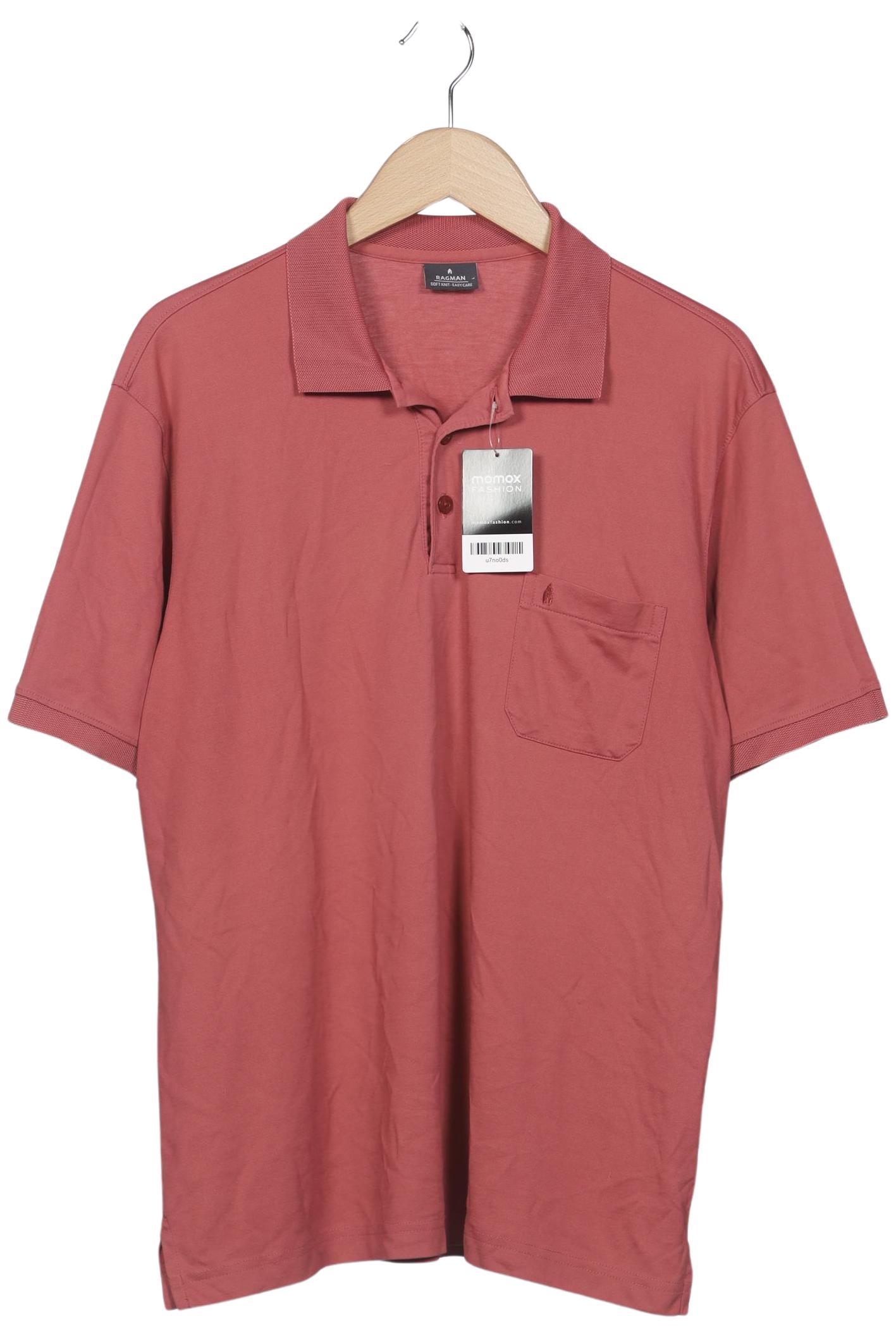 

ragman Herren Poloshirt, rot, Gr. 52