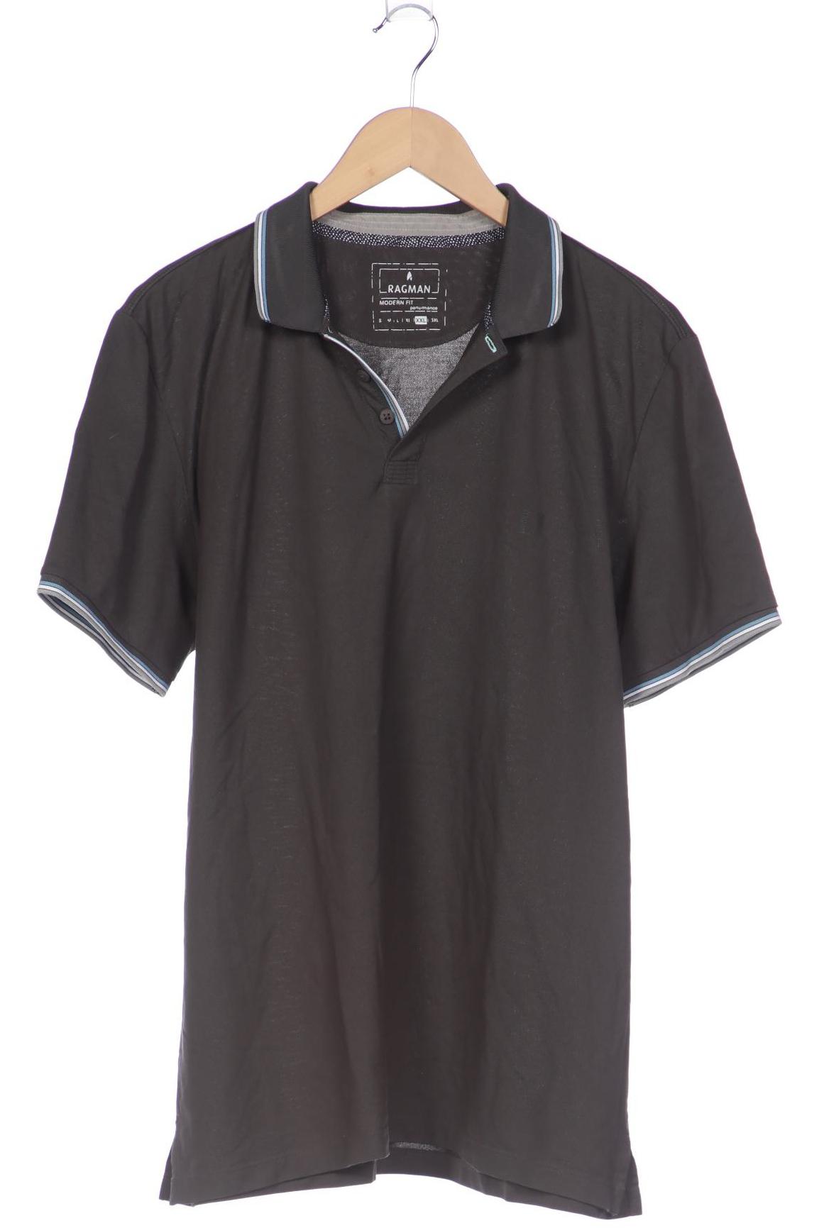 

ragman Herren Poloshirt, grau