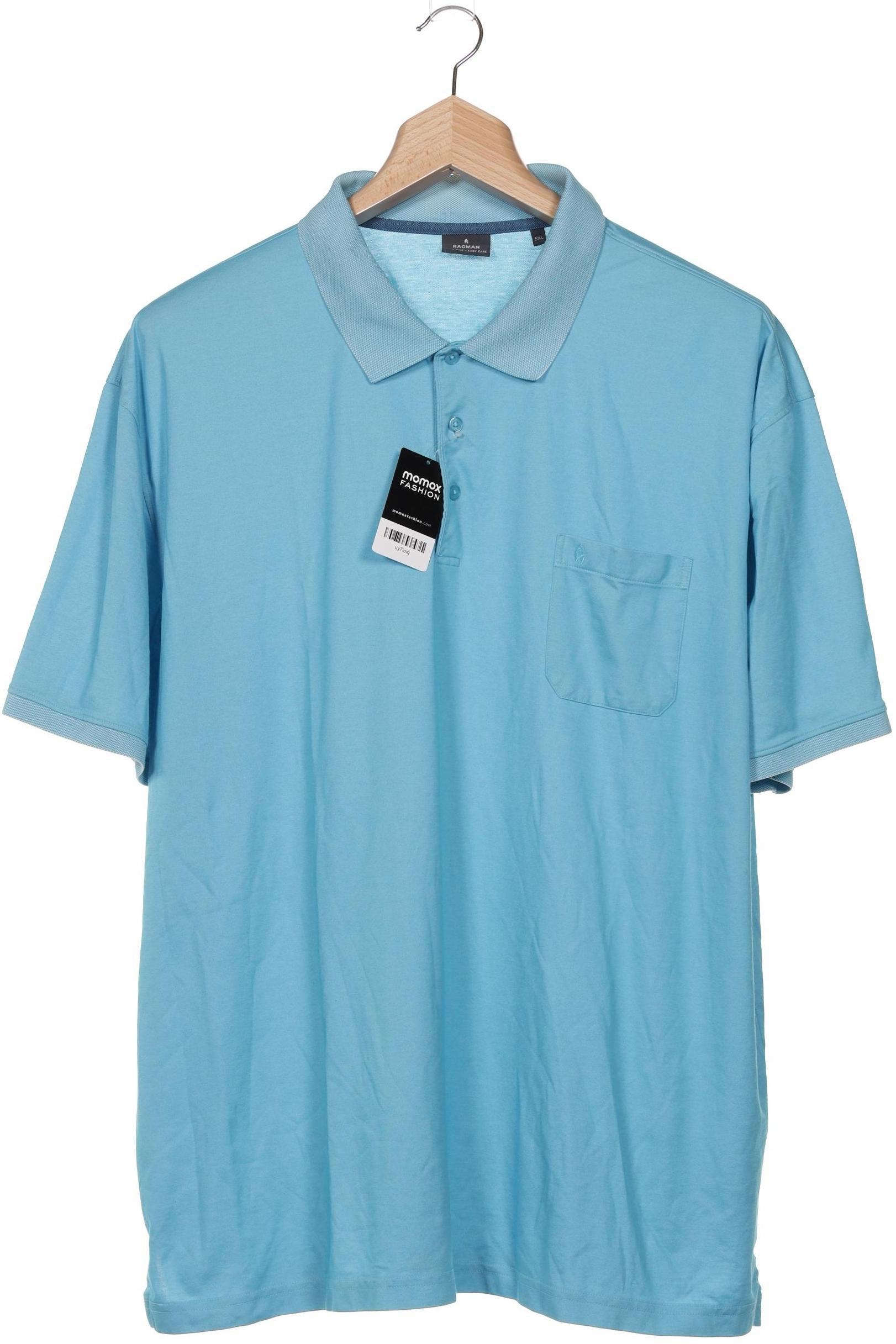 

ragman Herren Poloshirt, blau, Gr. 62