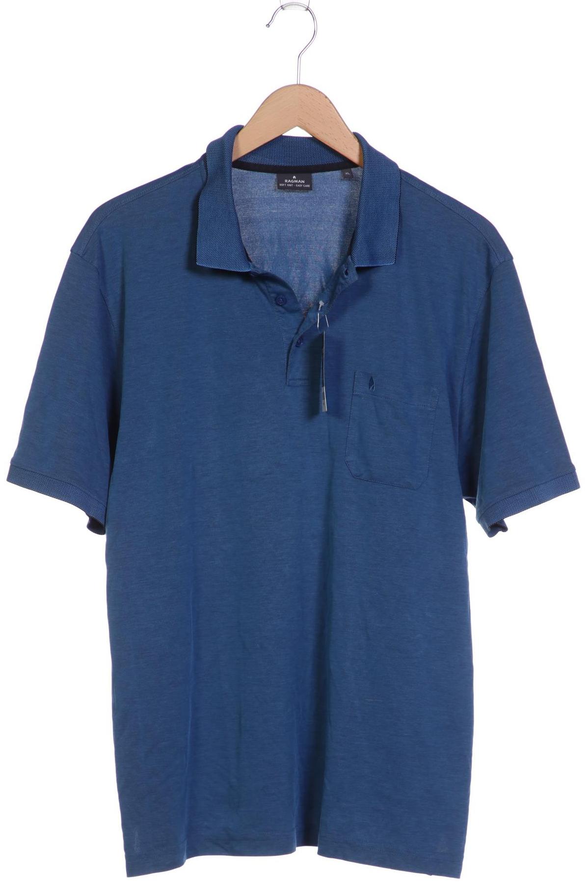 

ragman Herren Poloshirt, blau