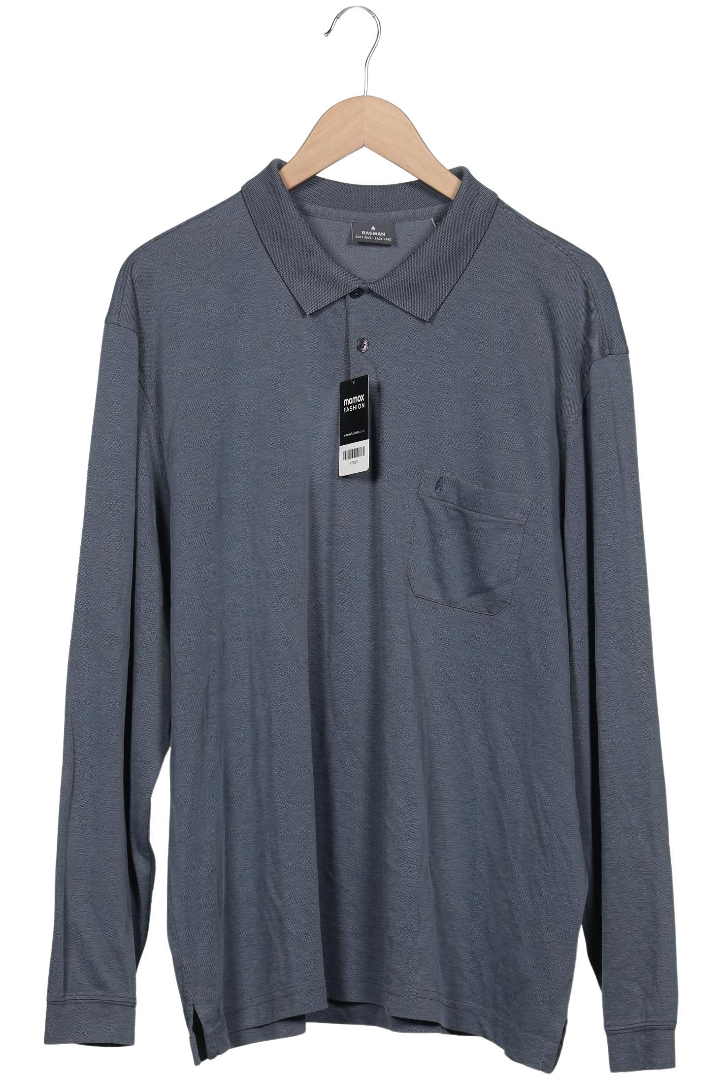 

ragman Herren Poloshirt, grau, Gr. 56