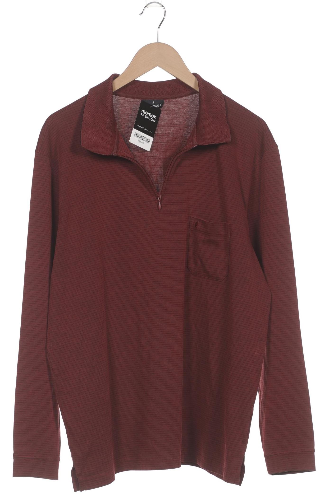 

ragman Herren Poloshirt, bordeaux, Gr. 56