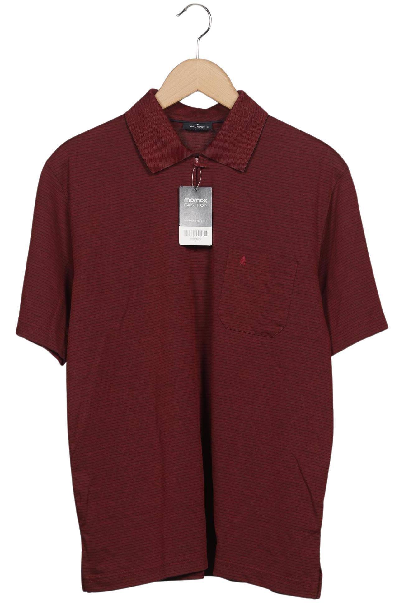 

ragman Herren Poloshirt, rot, Gr. 48