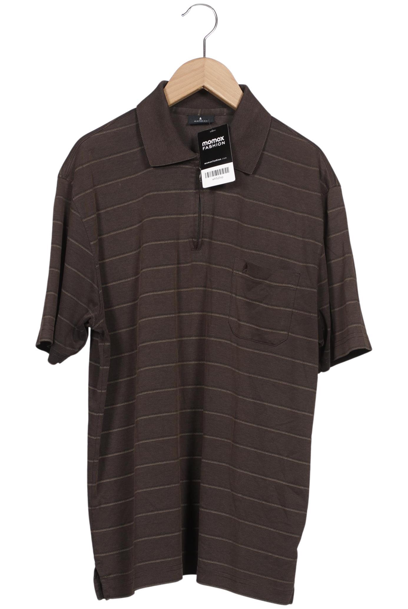 

ragman Herren Poloshirt, braun, Gr. 52