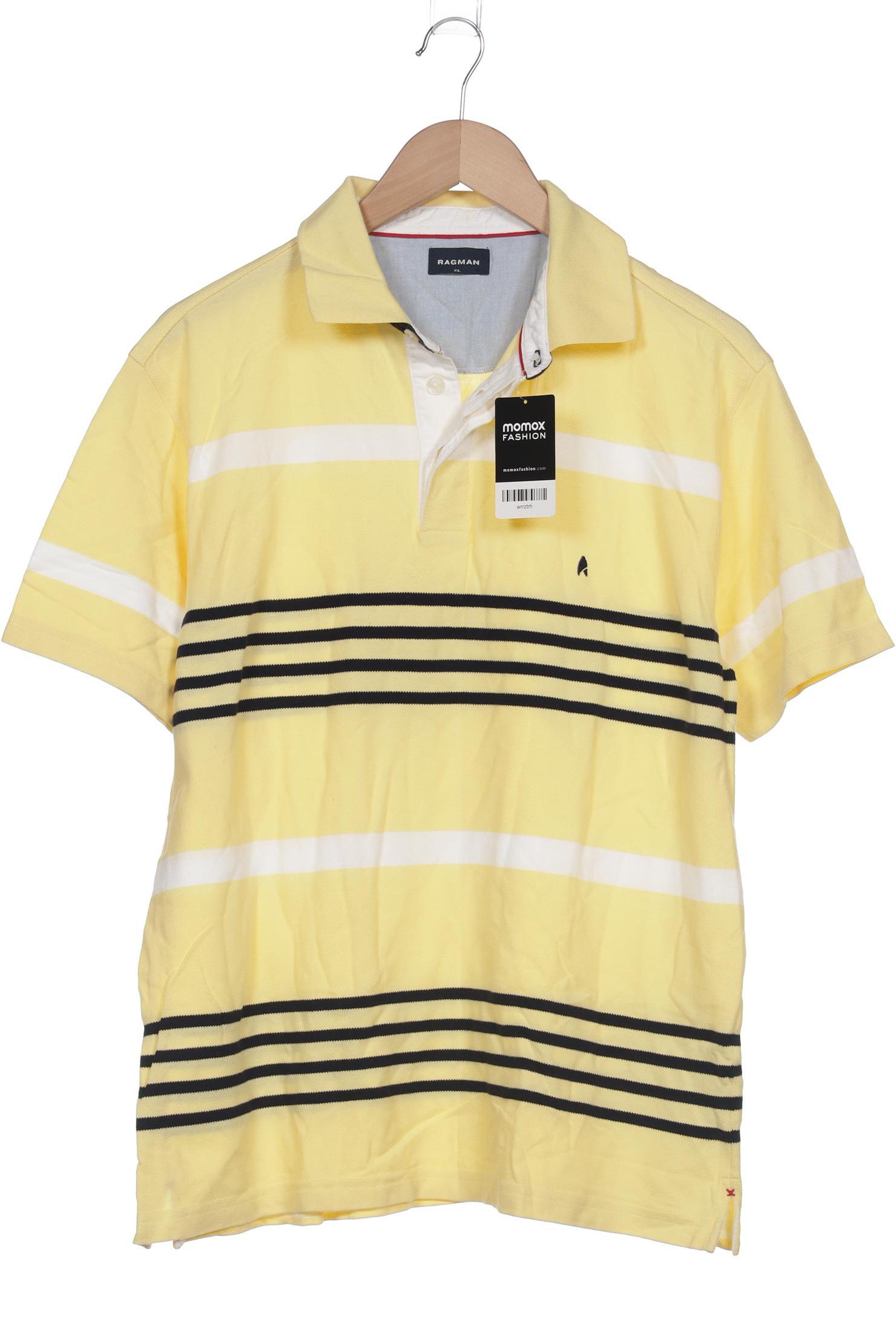

ragman Herren Poloshirt, gelb, Gr. 54