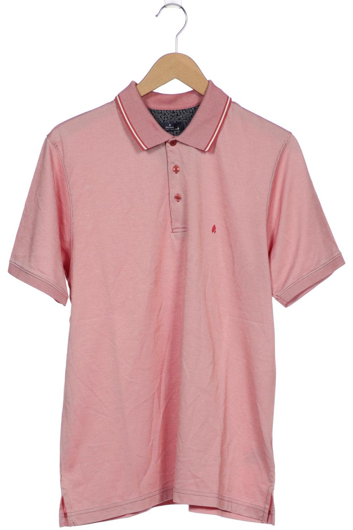 

ragman Herren Poloshirt, rot, Gr. 52