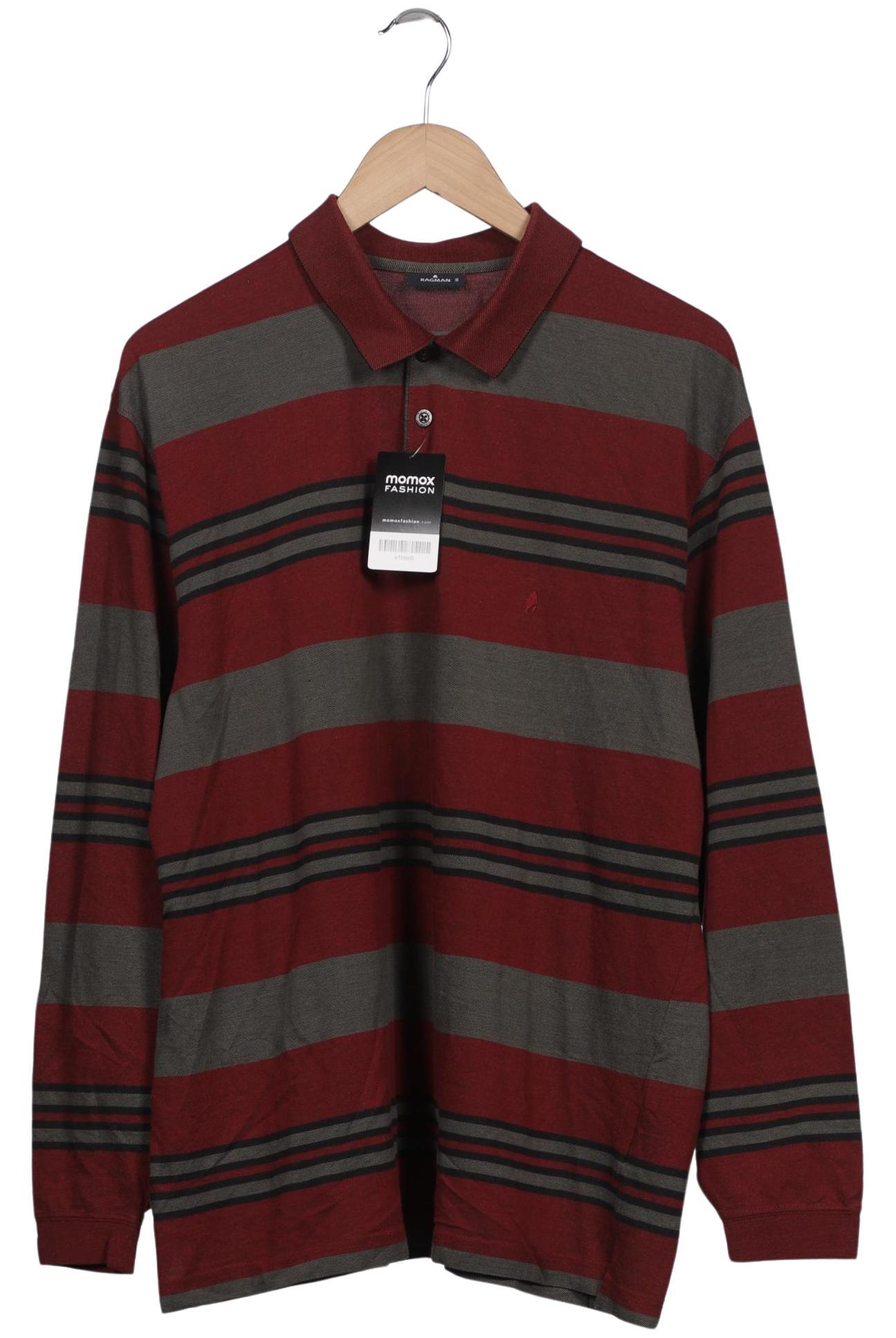 

ragman Herren Poloshirt, bordeaux, Gr. 56