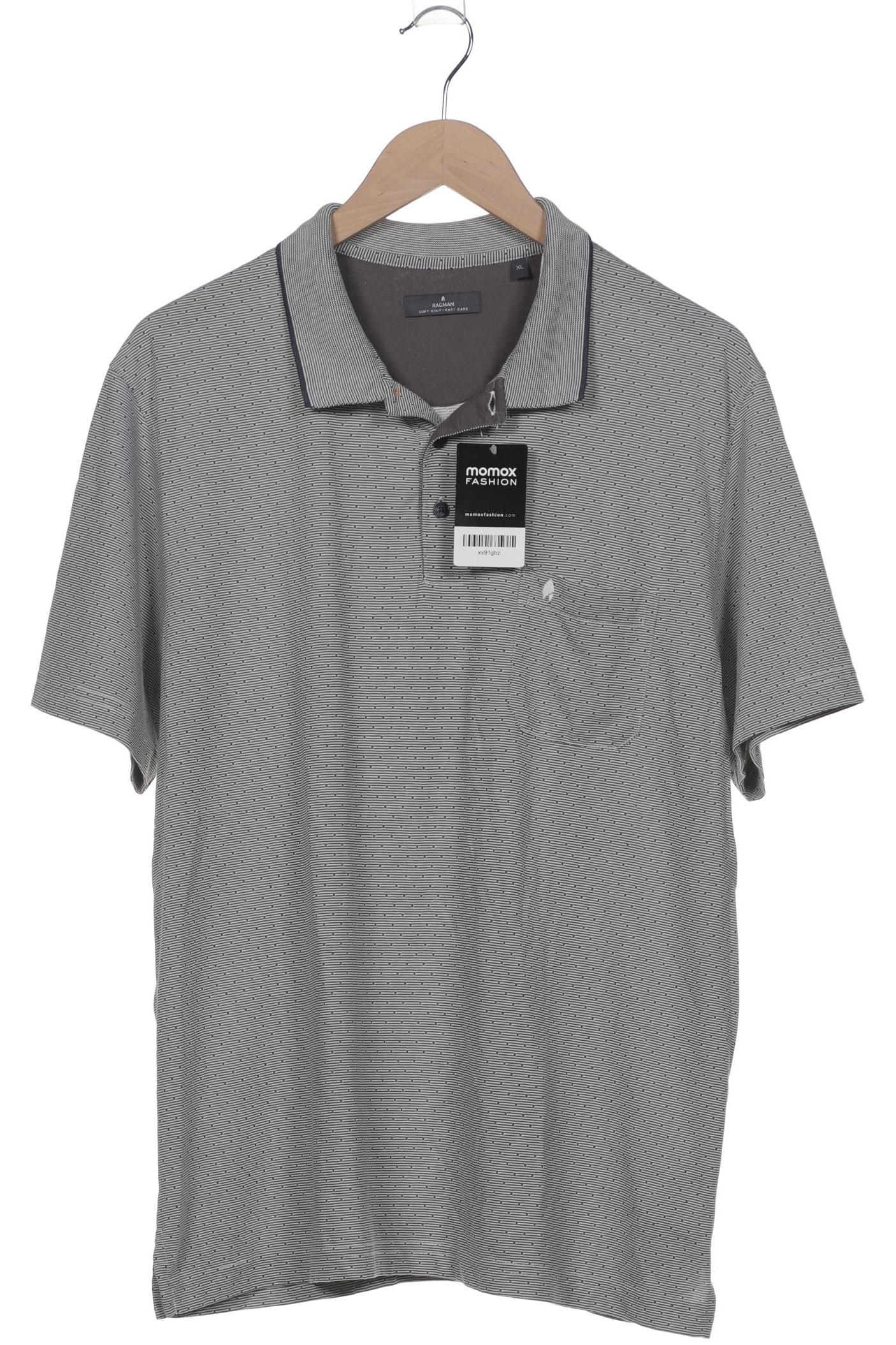 

ragman Herren Poloshirt, grau, Gr. 54