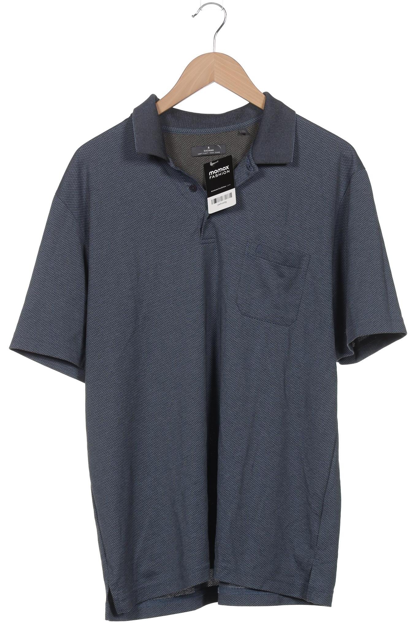 

ragman Herren Poloshirt, blau, Gr. 54