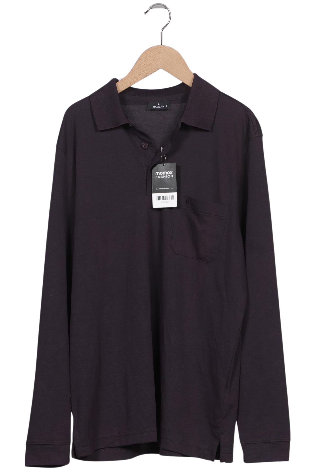 

ragman Herren Poloshirt, flieder, Gr. 48
