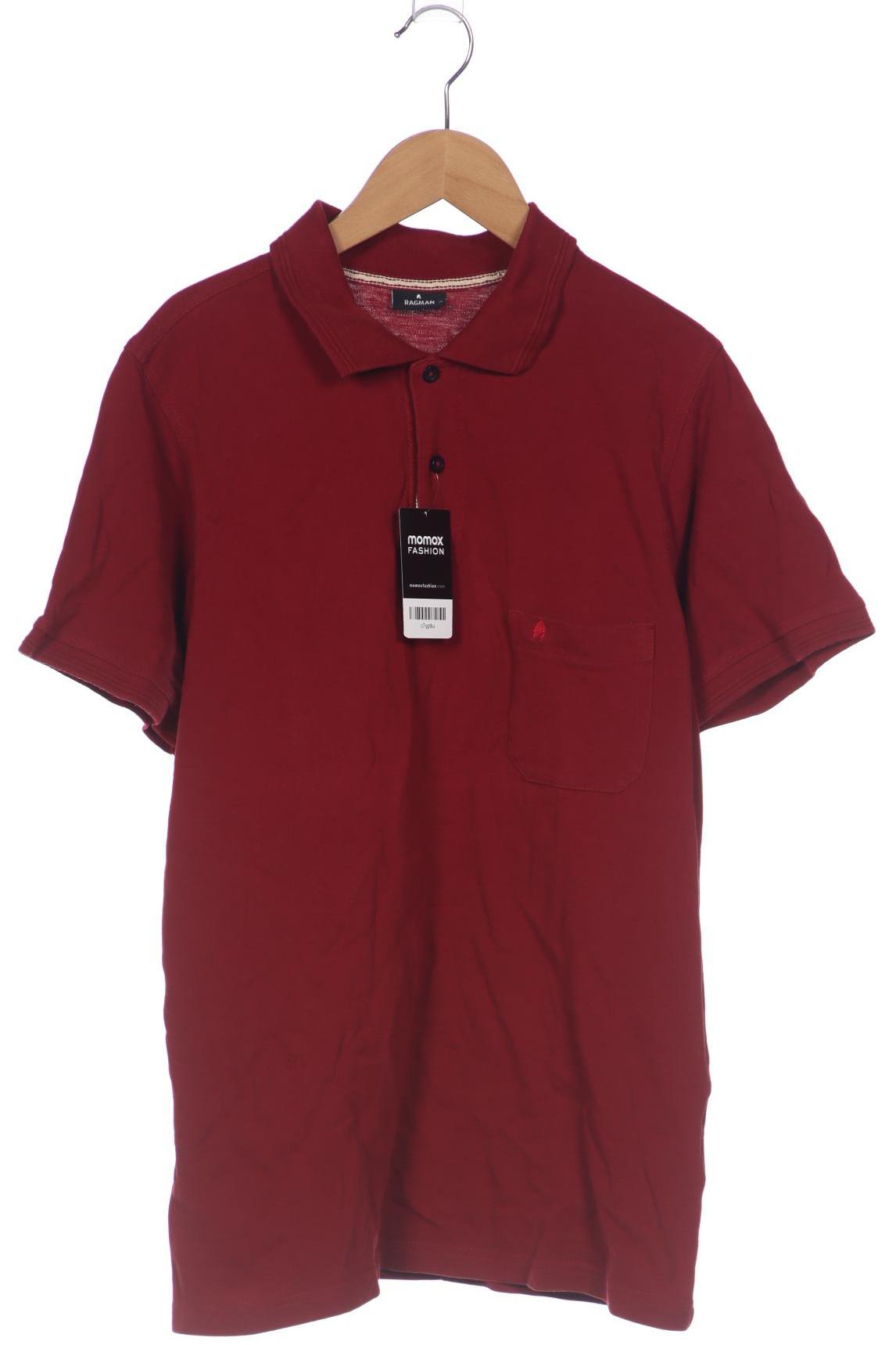 

ragman Herren Poloshirt, bordeaux, Gr. 52