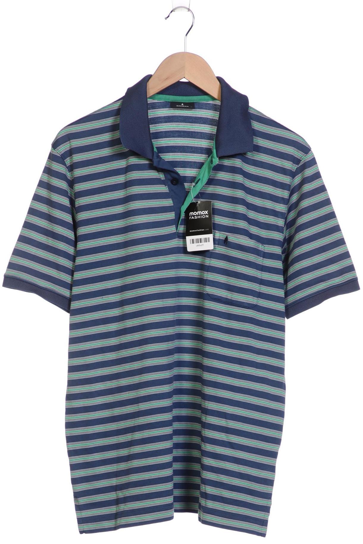 

ragman Herren Poloshirt, blau, Gr. 52