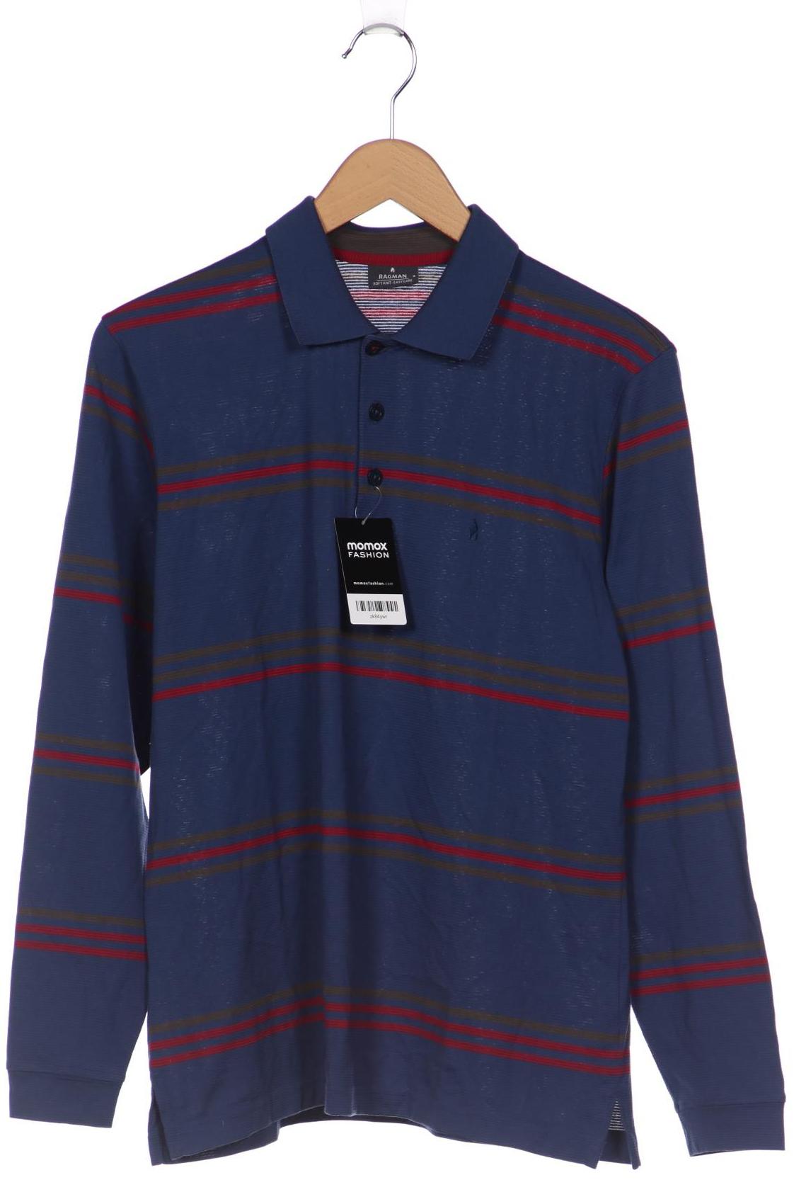 

ragman Herren Poloshirt, marineblau