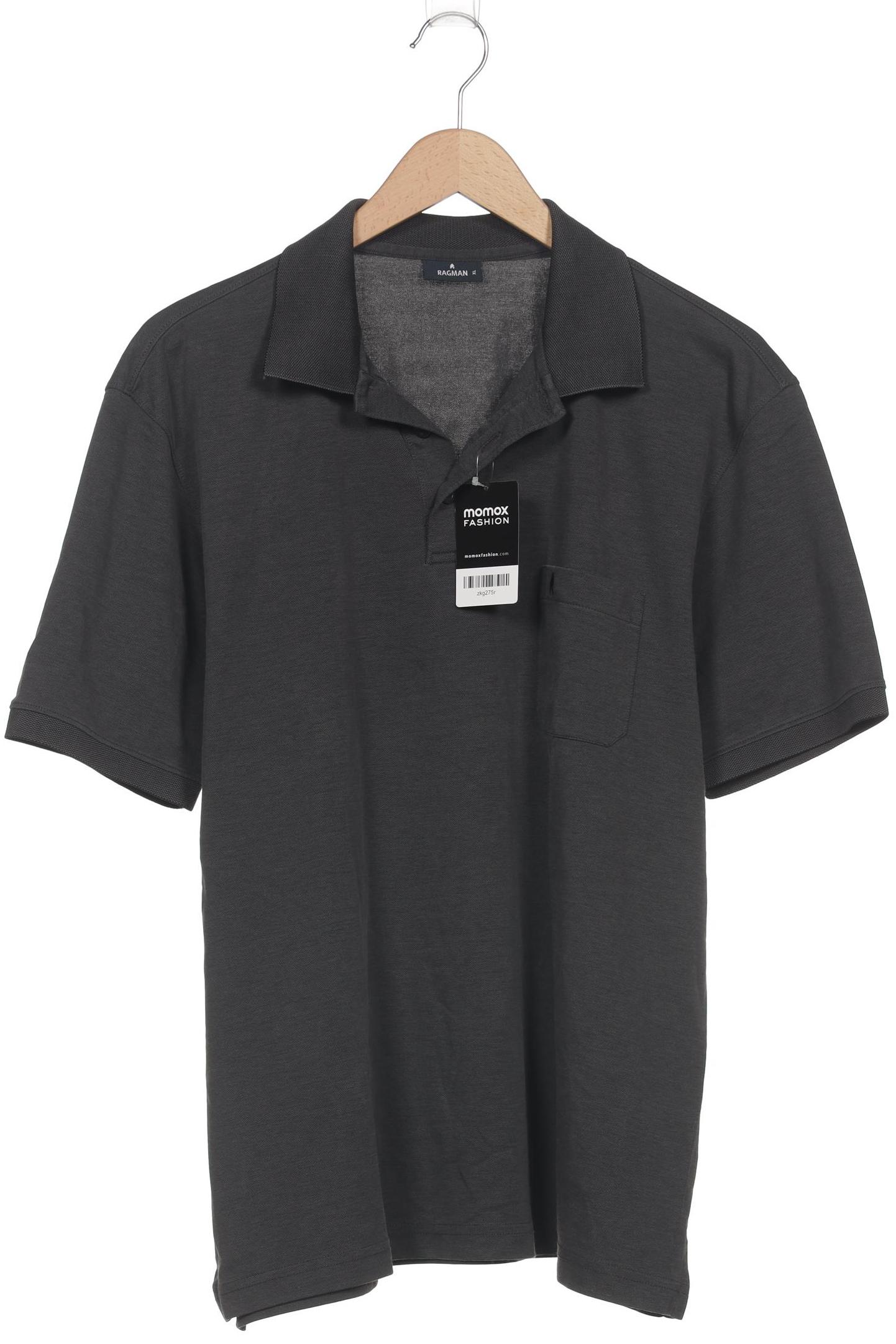 

ragman Herren Poloshirt, grau, Gr. 54