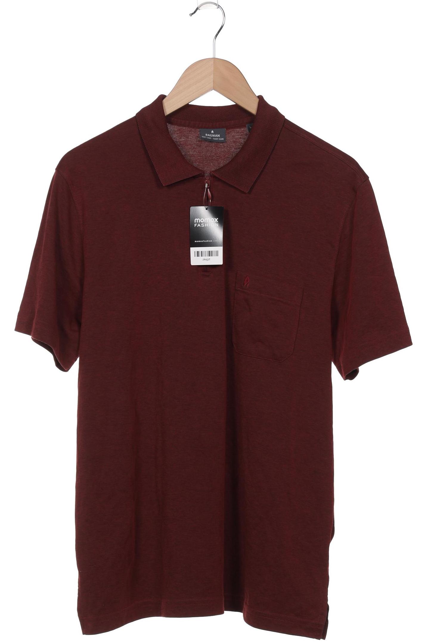 

ragman Herren Poloshirt, bordeaux, Gr. 52