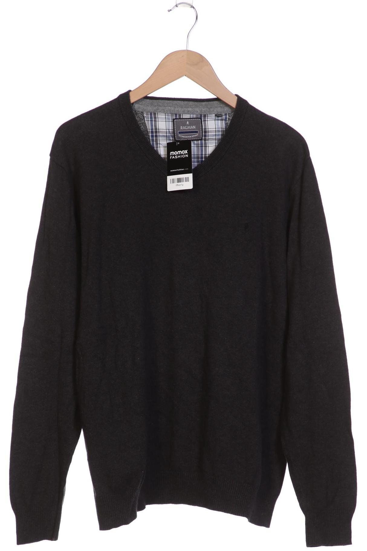 

ragman Herren Pullover, grau, Gr. 58