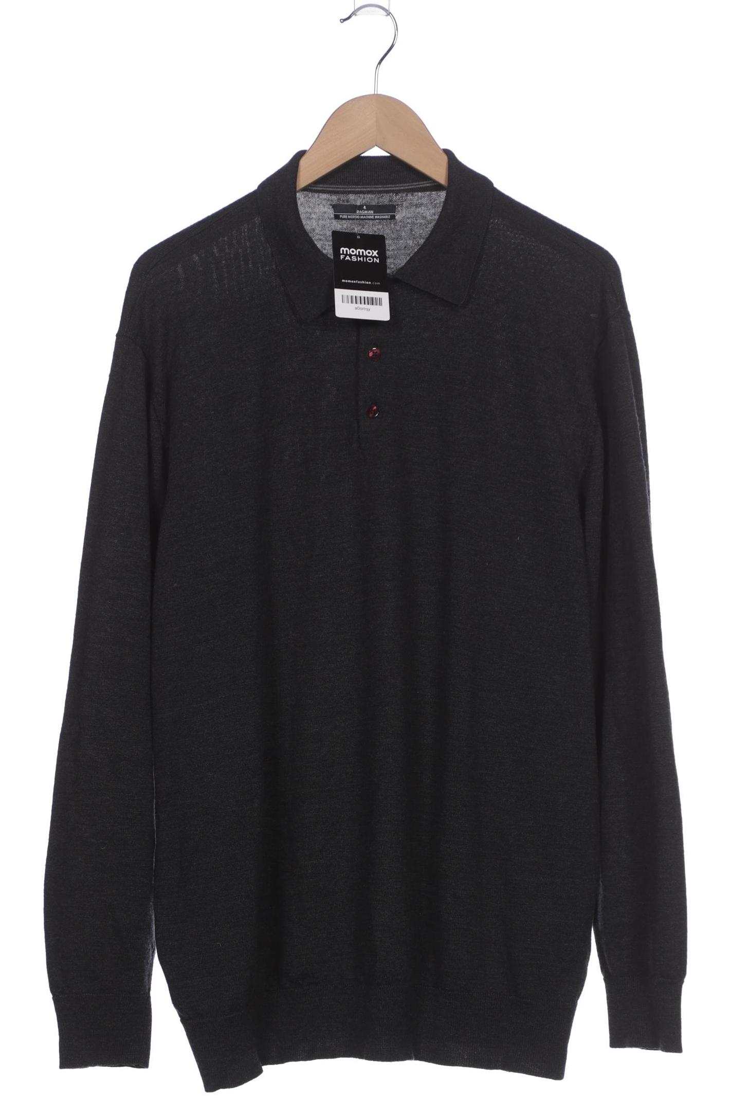 

ragman Herren Pullover, grau, Gr. 58