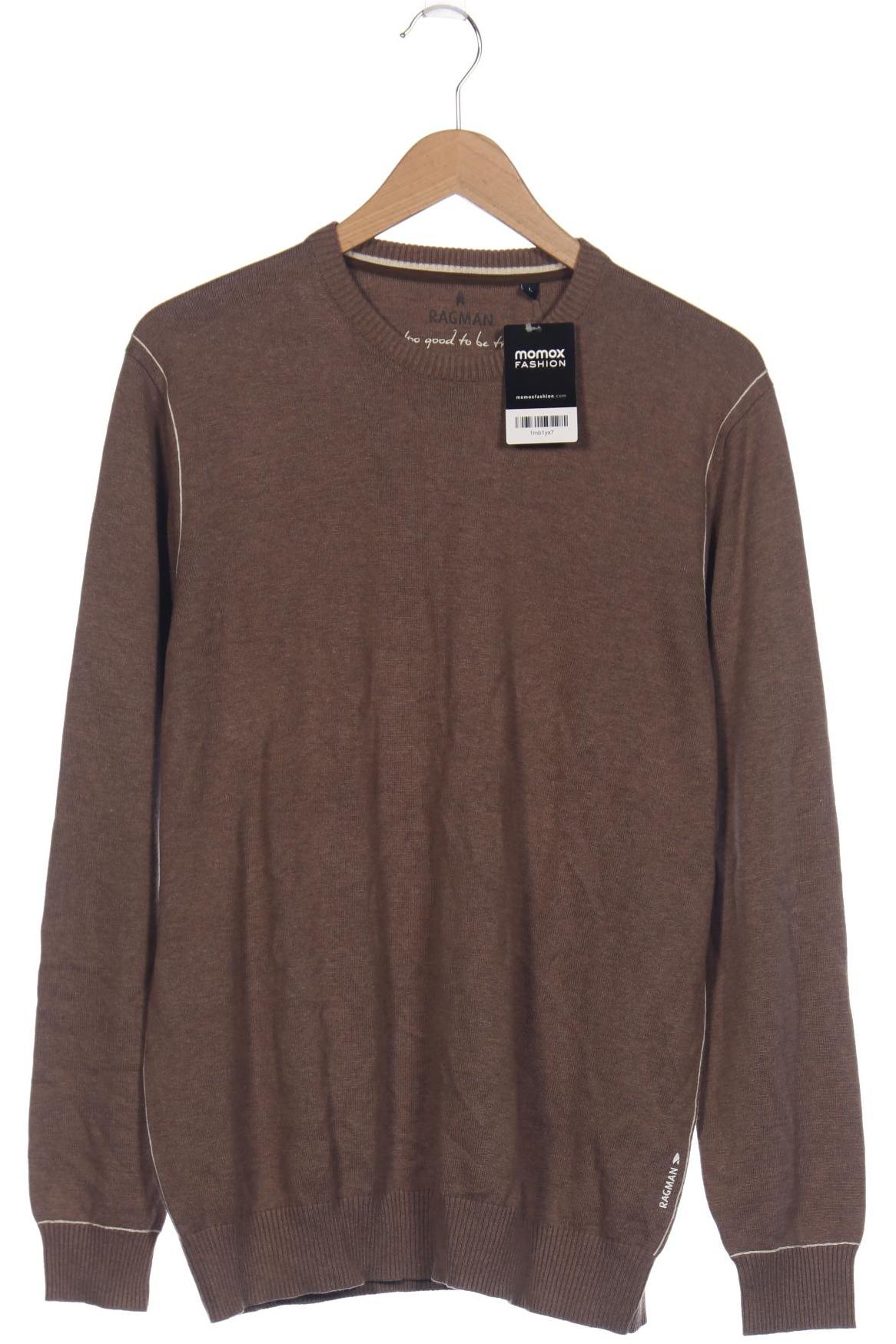 Thumbnail - ragman Herren Pullover, braun, Gr. 52