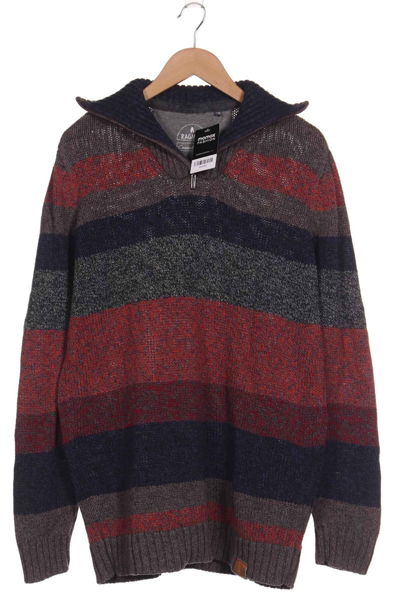 

ragman Herren Pullover, grau, Gr. 56