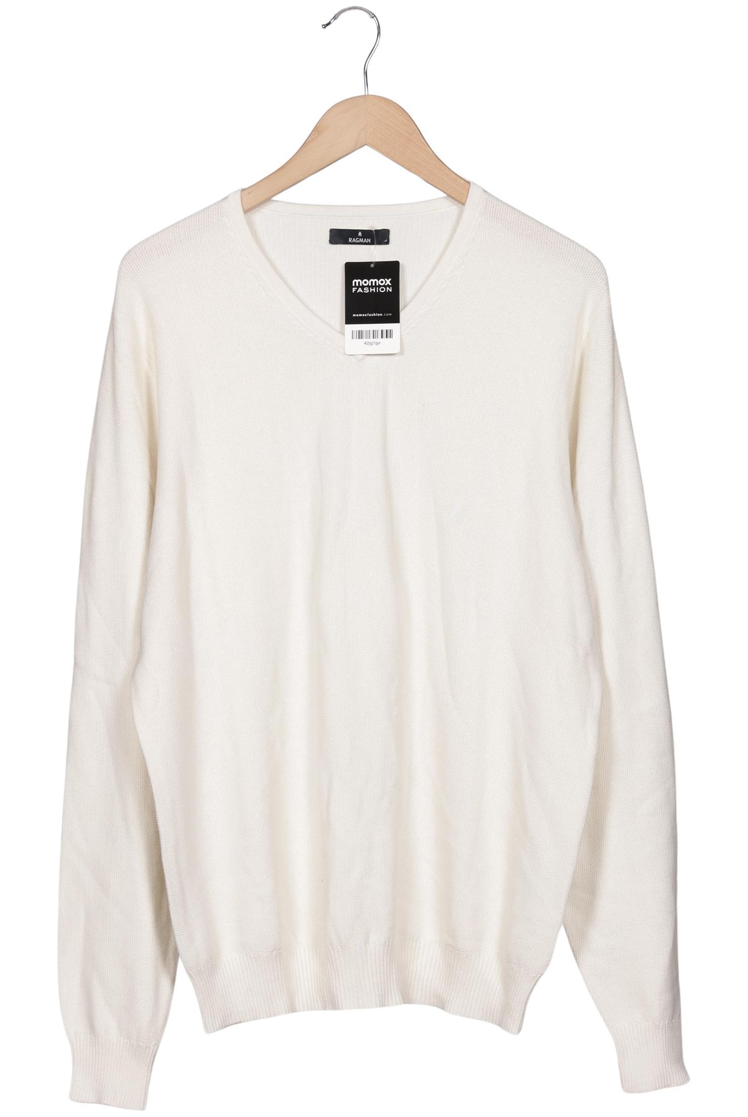 

ragman Herren Pullover, cremeweiß, Gr. 52