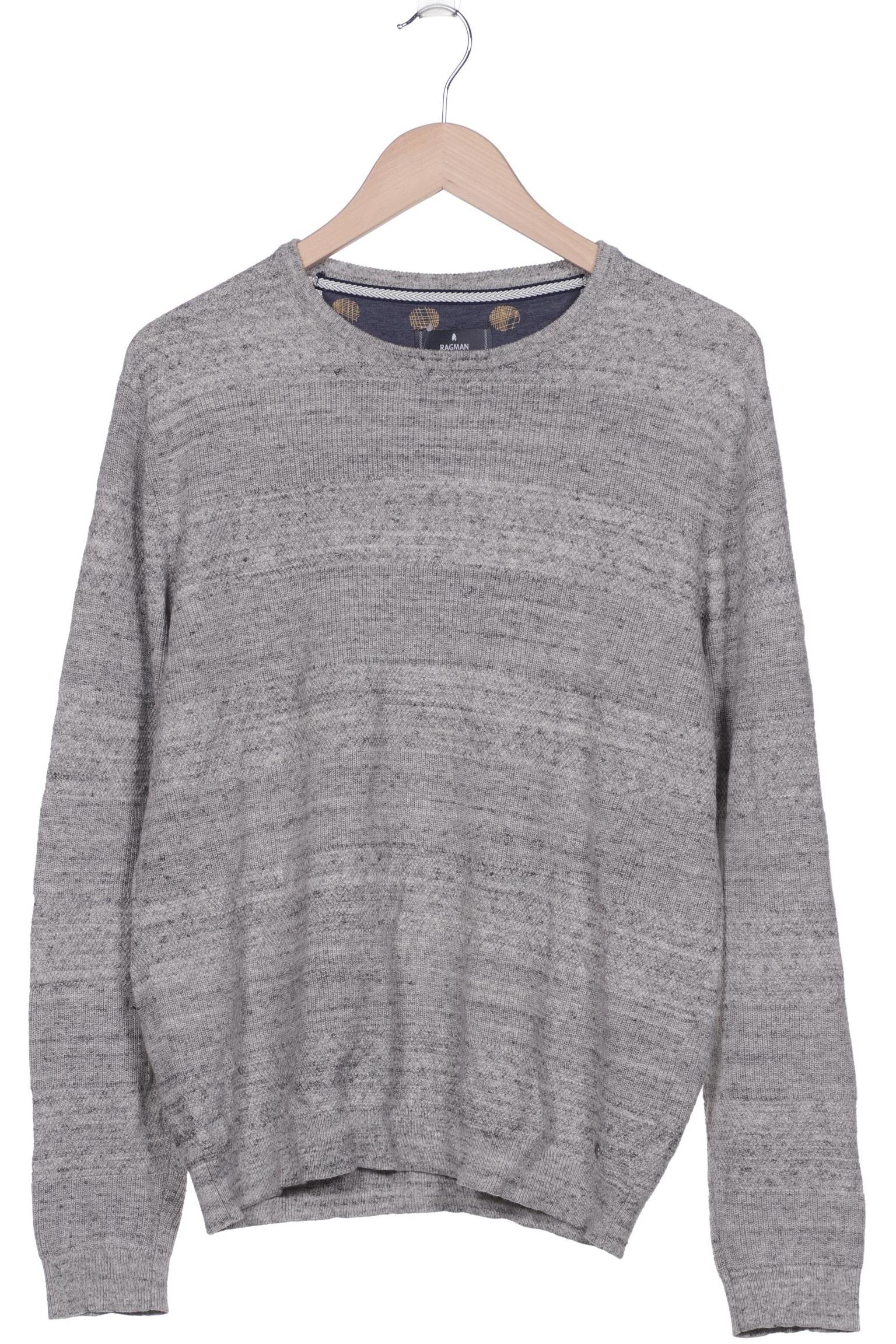 

ragman Herren Pullover, grau, Gr. 54