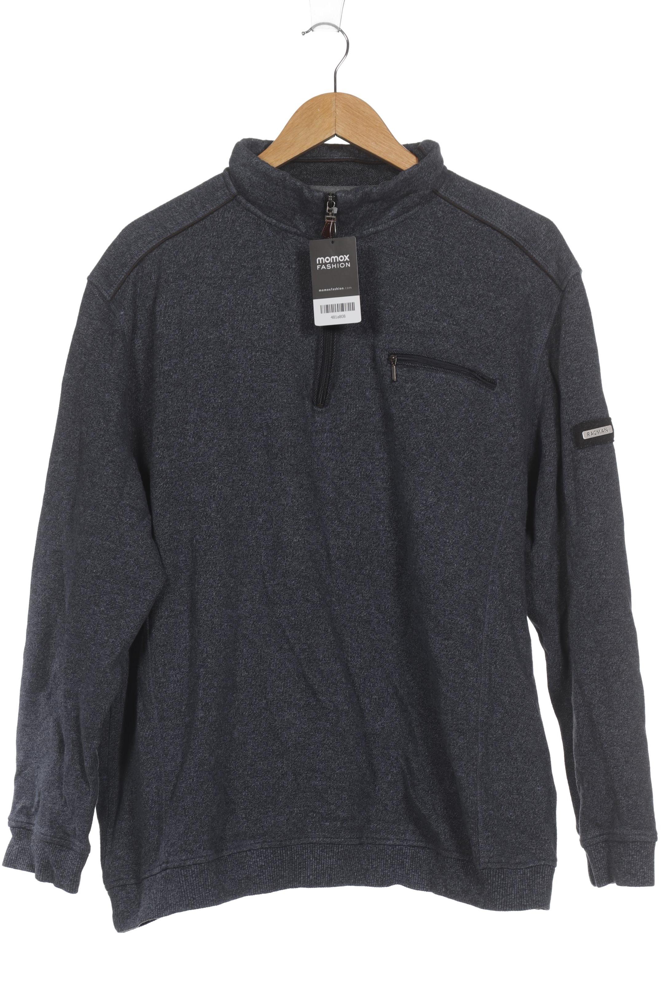 

ragman Herren Pullover, grau, Gr. 58
