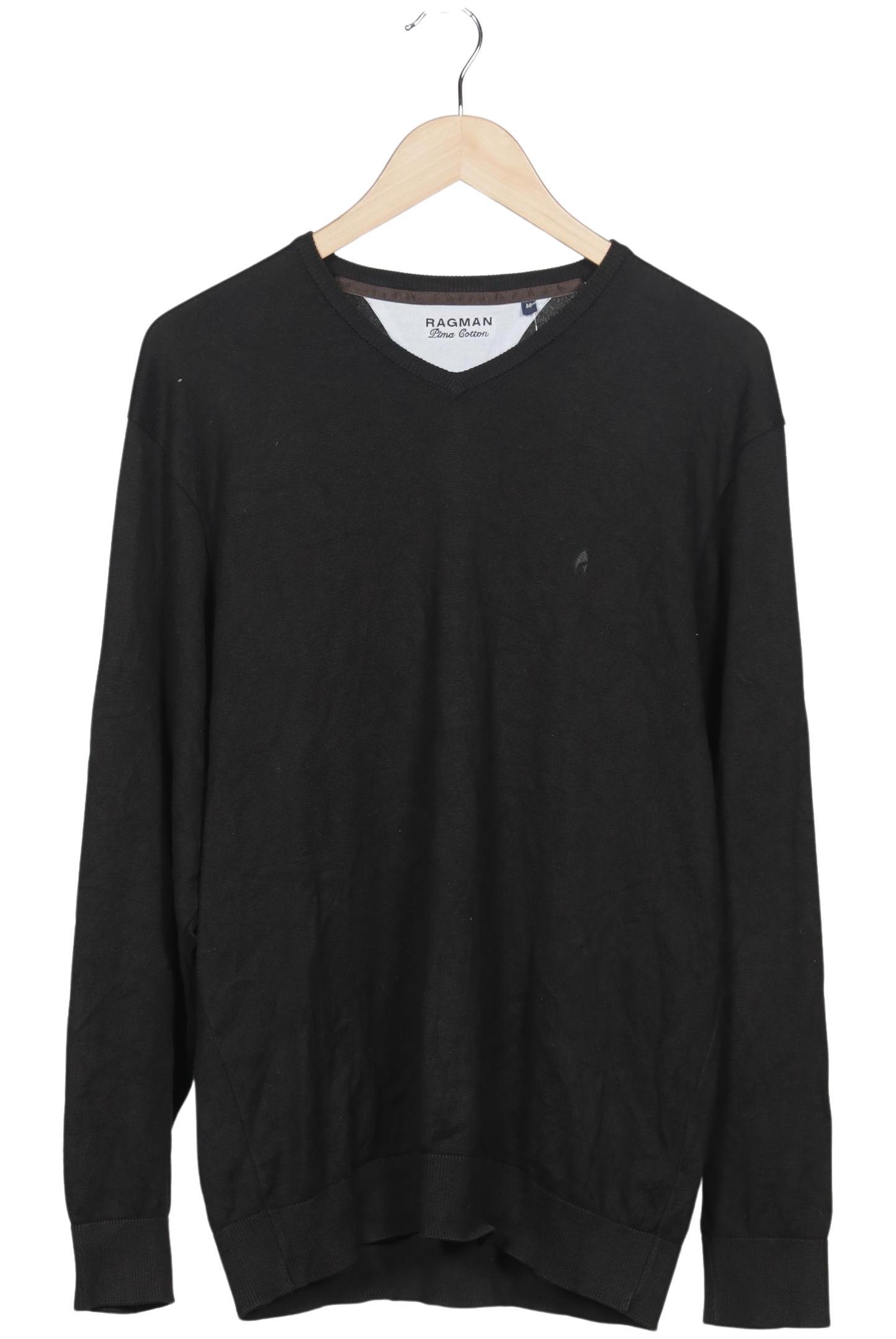 

ragman Herren Pullover, schwarz, Gr. 48