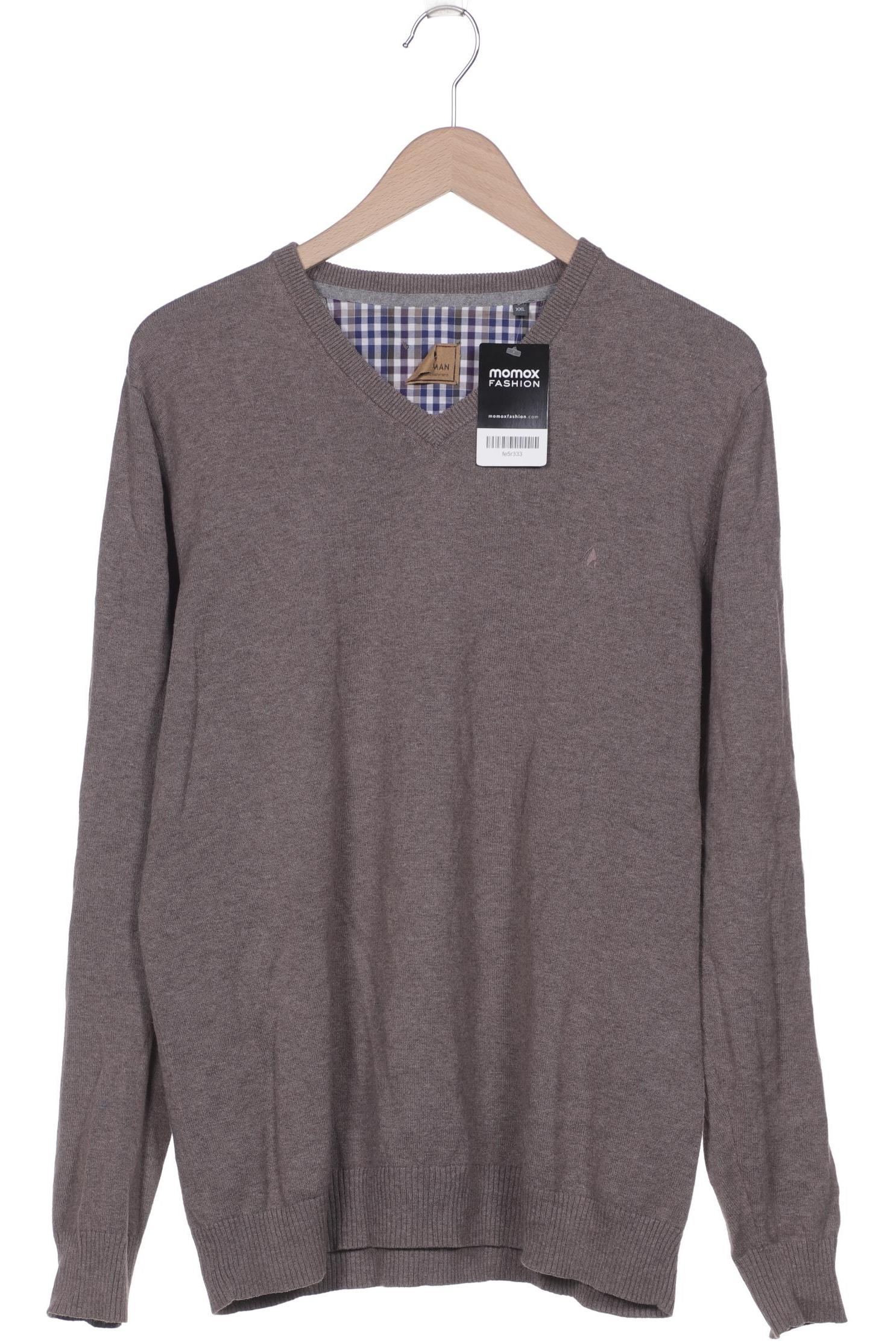 

ragman Herren Pullover, braun, Gr. 56