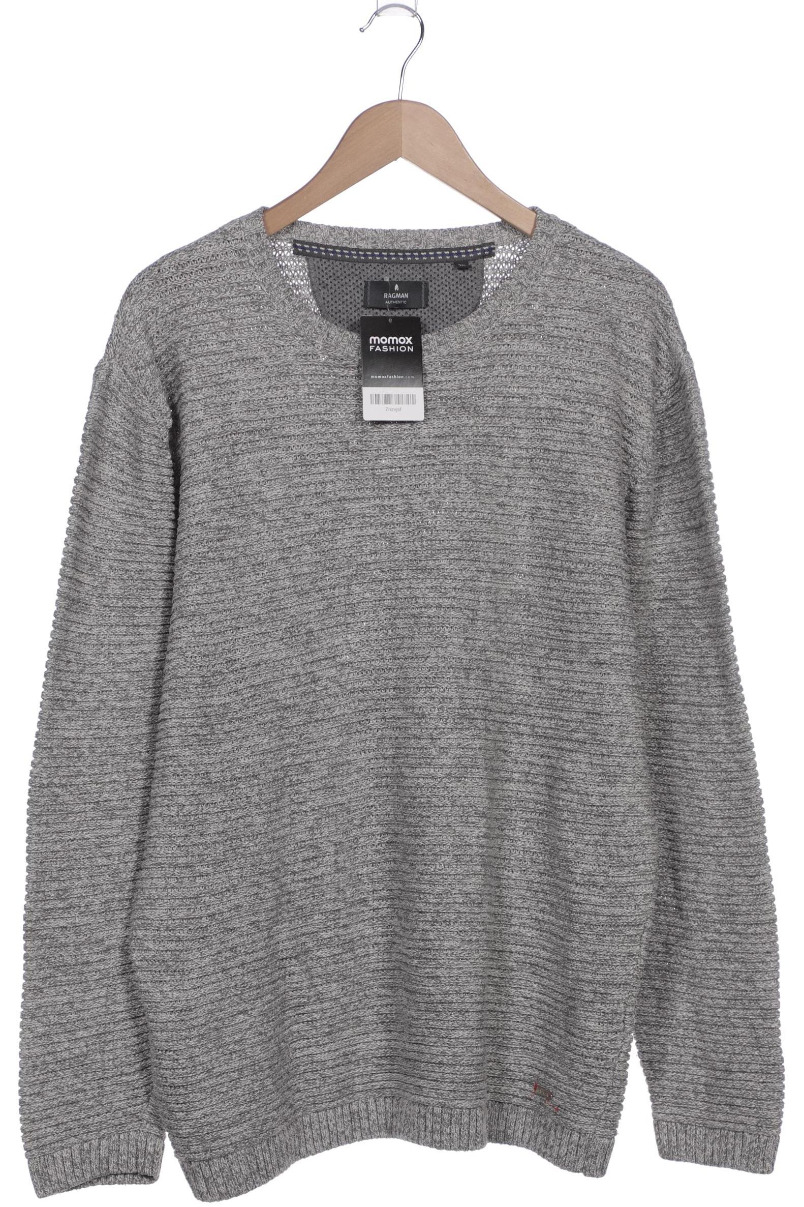 

ragman Herren Pullover, grau, Gr. 56