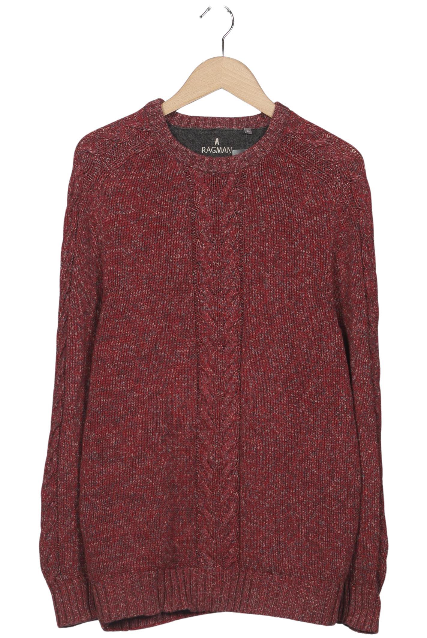 Thumbnail - ragman Herren Pullover, rot, Gr. 54